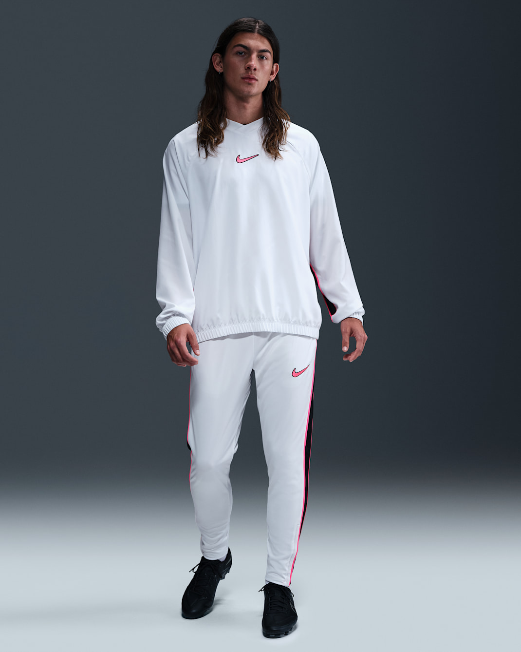 Nike Academy+ Men's Dri-FIT Soccer Pants - Summit White/Black/Hyper Pink