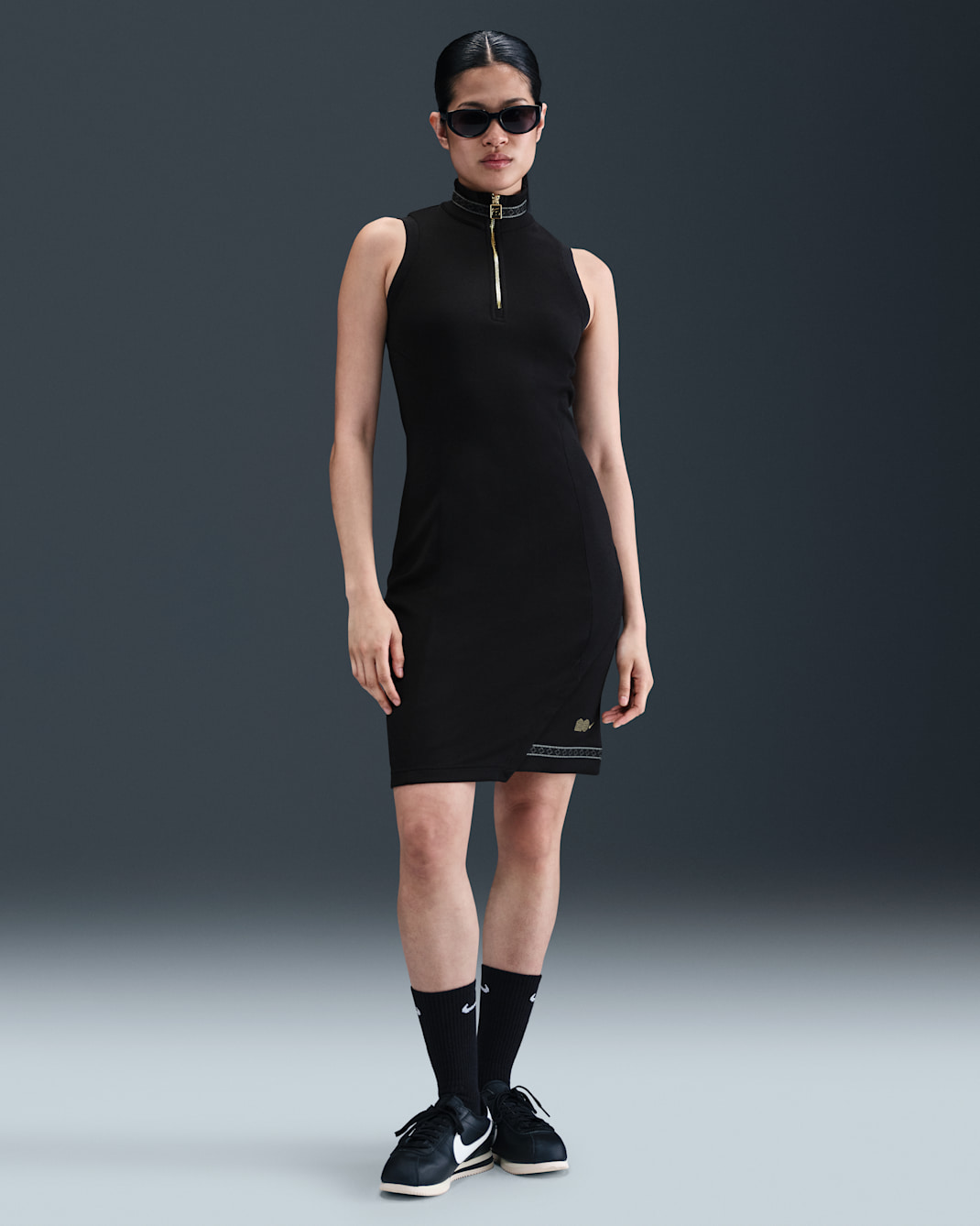 Naomi Osaka Women's Dress - Black/Medium Olive