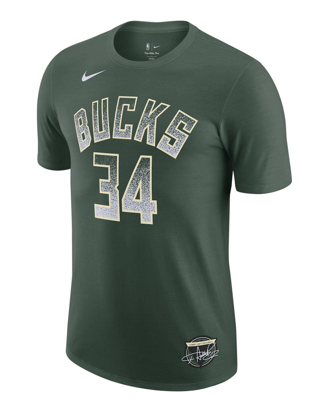 Giannis Antetokounmpo Milwaukee Bucks Select Series Men's Nike NBA T-Shirt - Fir