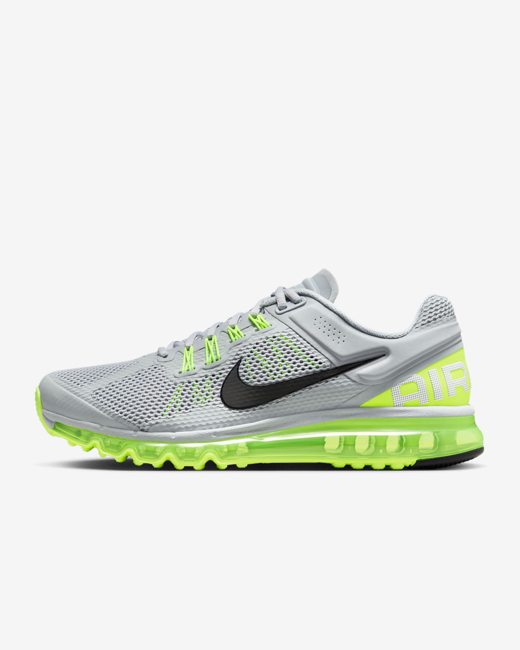 Tenis para hombre Nike Air Max 2013 - Gris lobo/Volt/Negro/Negro