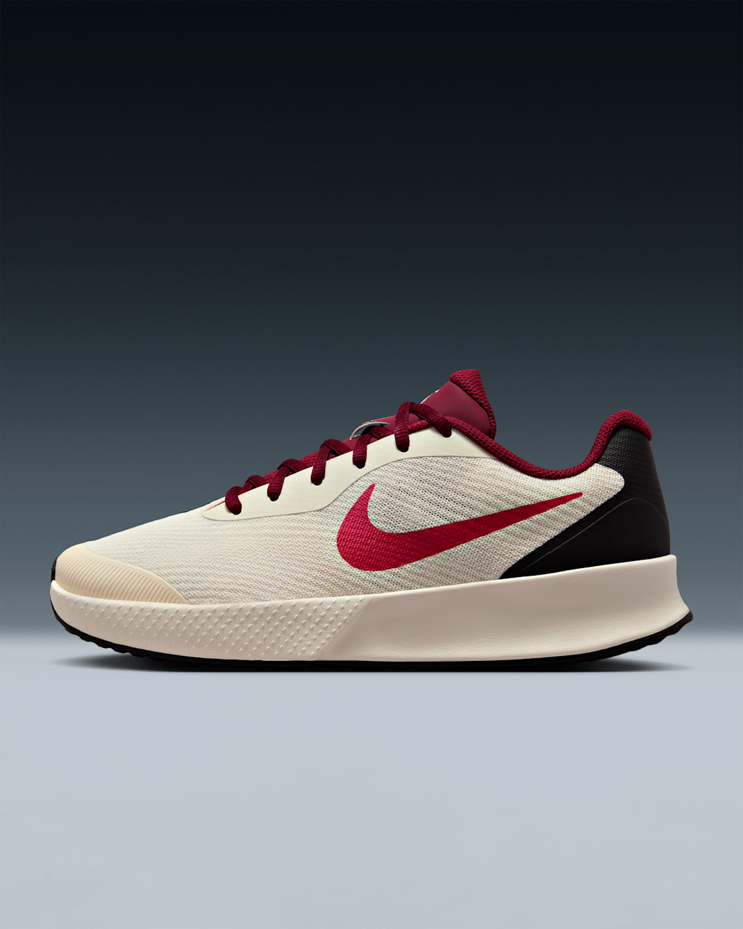 Nike Vapor Lite 3 Women's Hard Court Tennis Shoes - Pale Ivory/Sail/Team Red/Rush Pink
