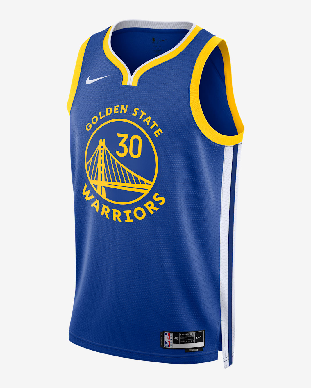 Pánský dres Nike Dri-FIT NBA Swingman Golden State Warriors Icon Edition - Rush Blue