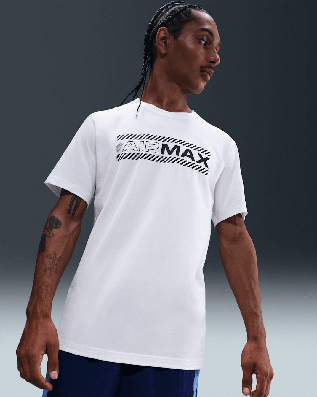 T-shirt męski Nike Air Max - Biel