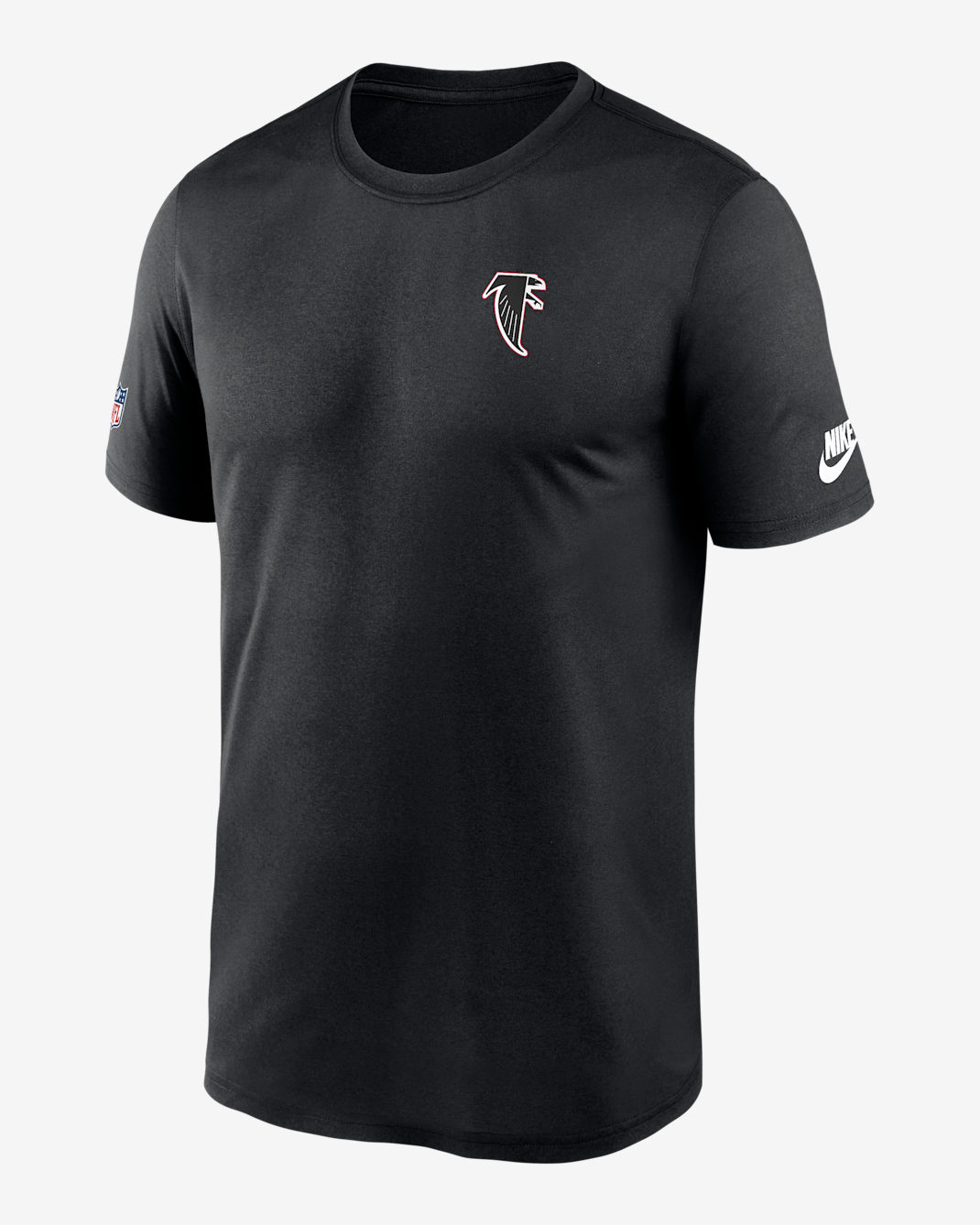 Atlanta Falcons Alt Legend Small Logo Men's Nike Dri-FIT NFL T-Shirt - Black