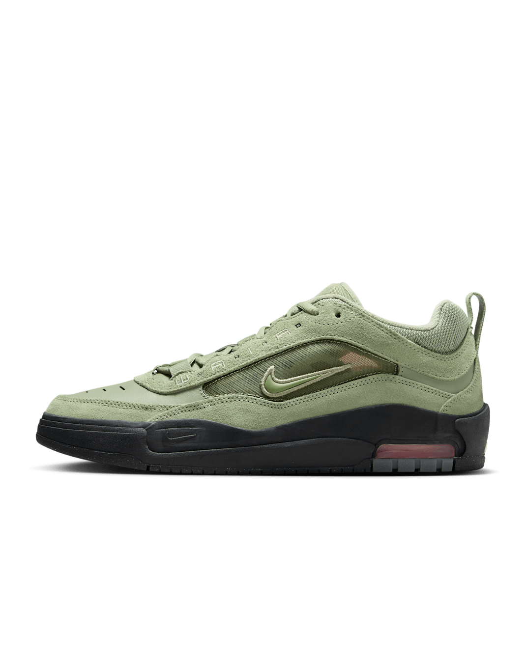 Nike Air Max Ishod Men's Shoes - Oil Green/Oil Green/Safety Orange/Oil Green