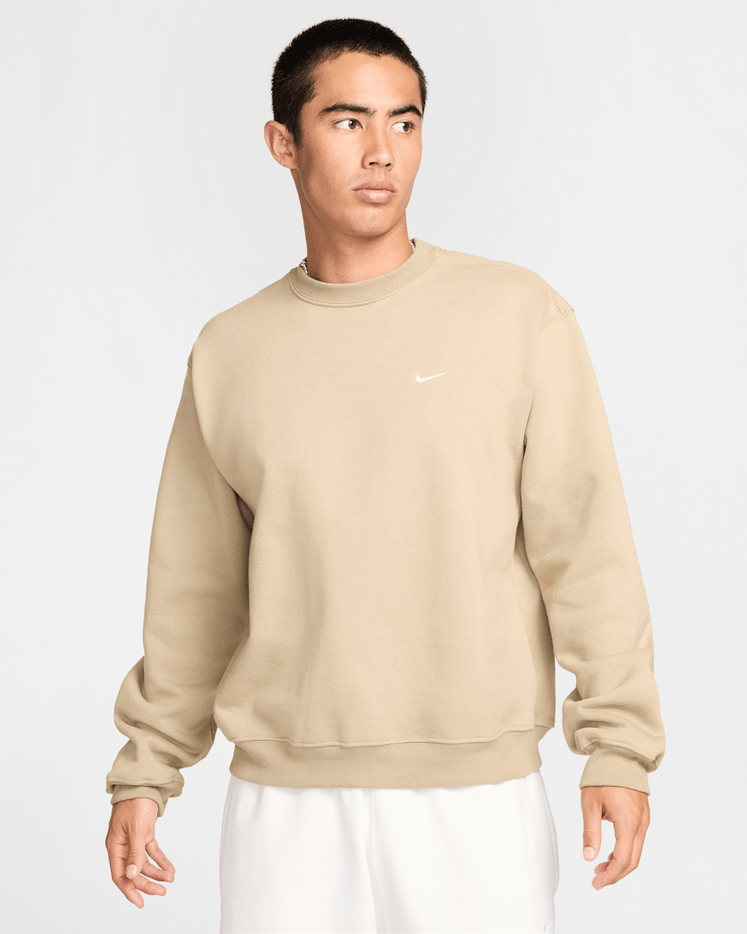Nike "Made In the USA" Men's Crew Sweatshirt - Khaki/White