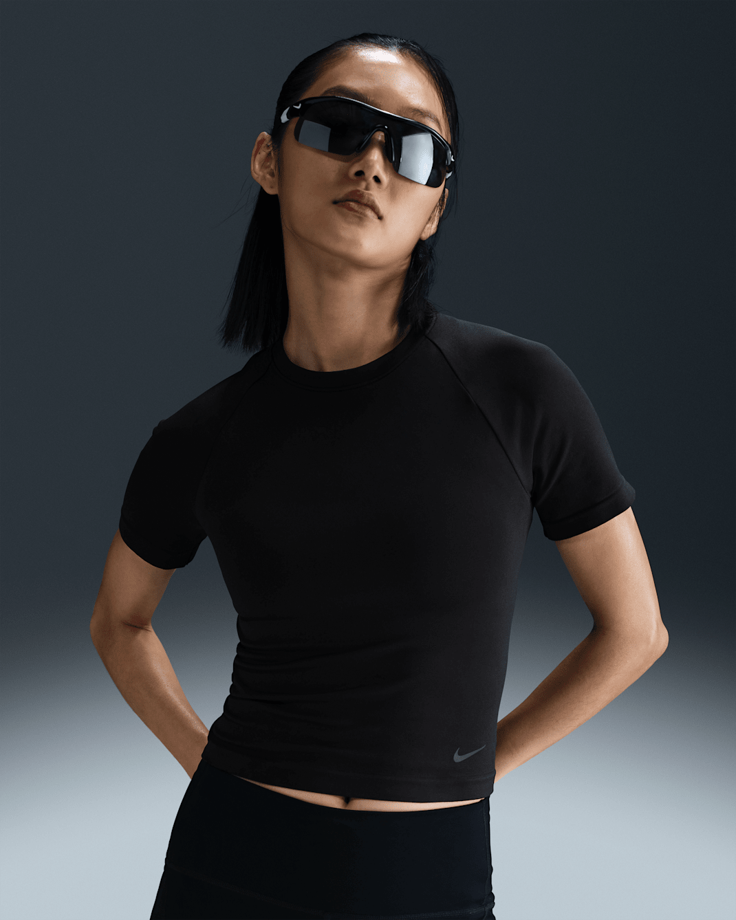 Nike Running Division Women's Dri-FIT Short-Sleeve Running Top - Black
