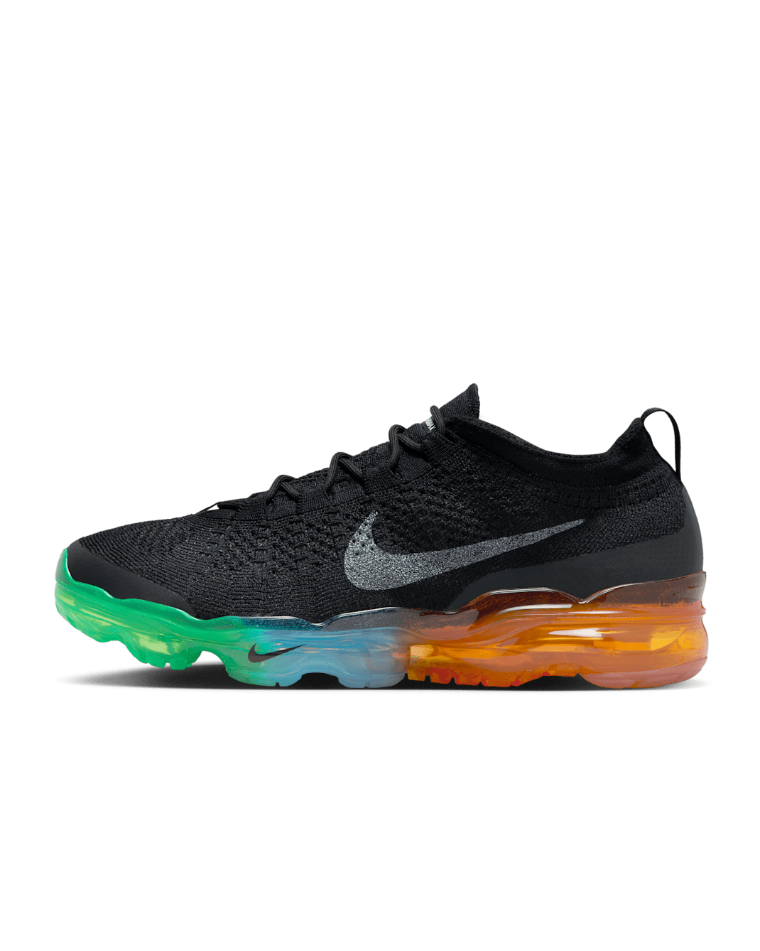 Nike Air VaporMax 2023 Flyknit Men's Shoes - Black/Green Strike/Light Curry/Black