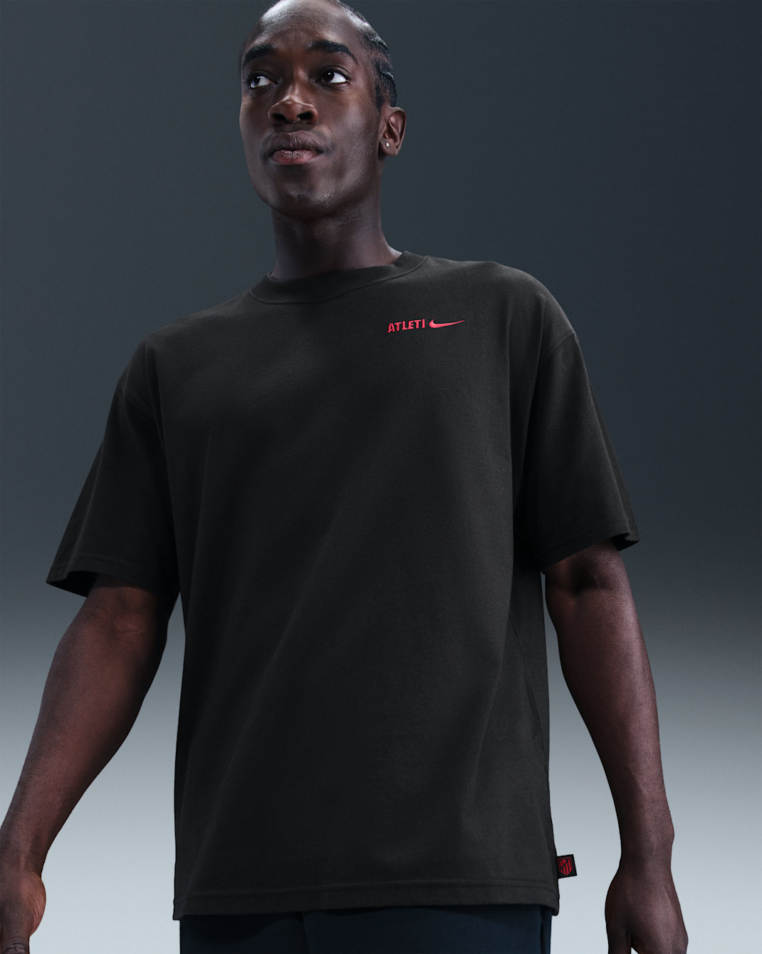 Atlético Madrid Men's Nike Football T-Shirt - Black