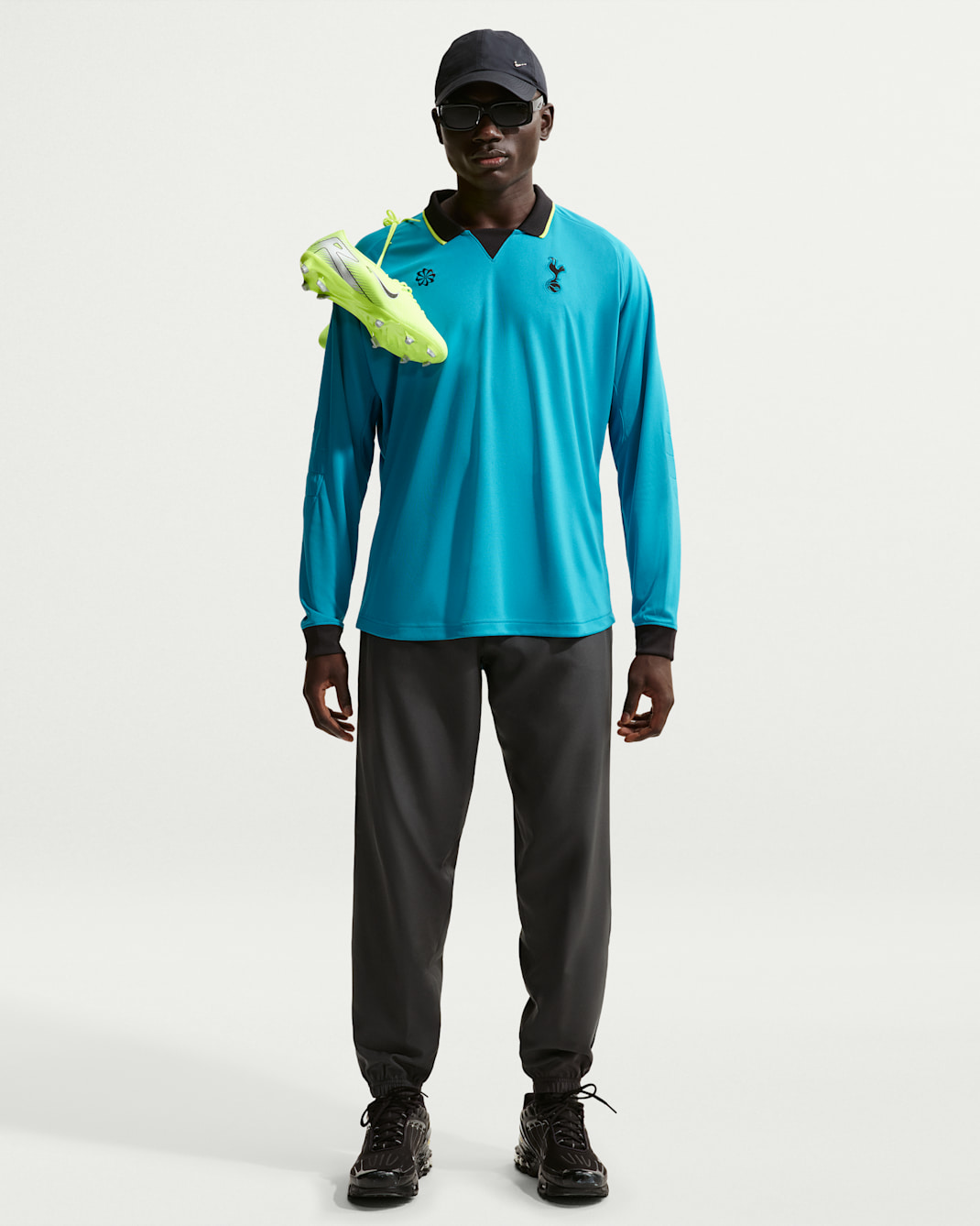 Calças de treino Nike Football Tottenham Hotspur SE para homem - Anthracite/Cyber Teal/Cyber