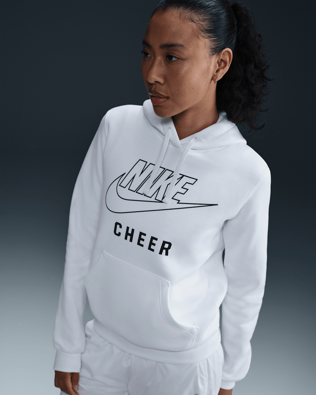 Nike Women's Cheer Pullover Hoodie - White
