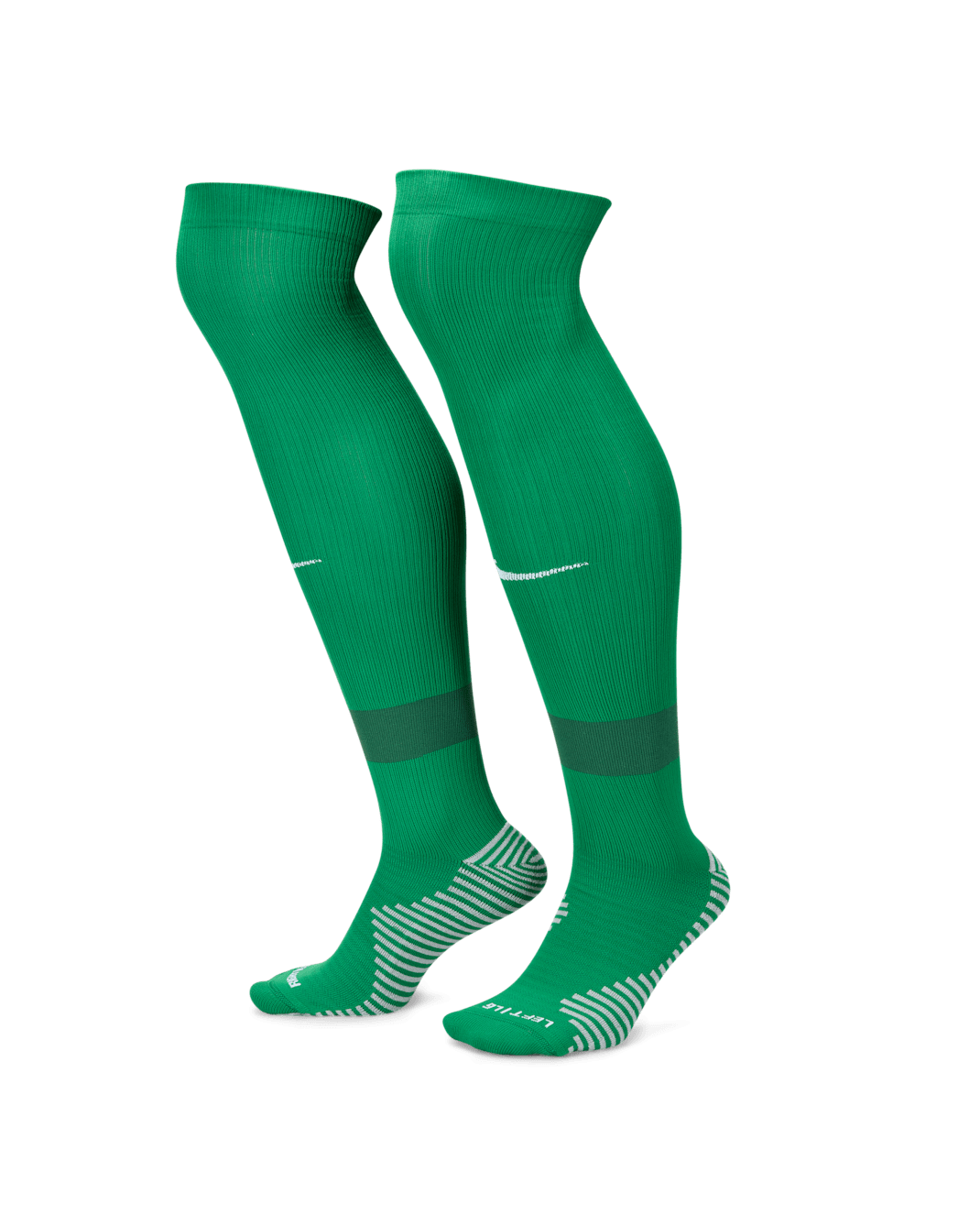 Calcetines de fútbol hasta la rodilla Nike Strike - Verde pino/Verde desfiladero/Negro/Blanco