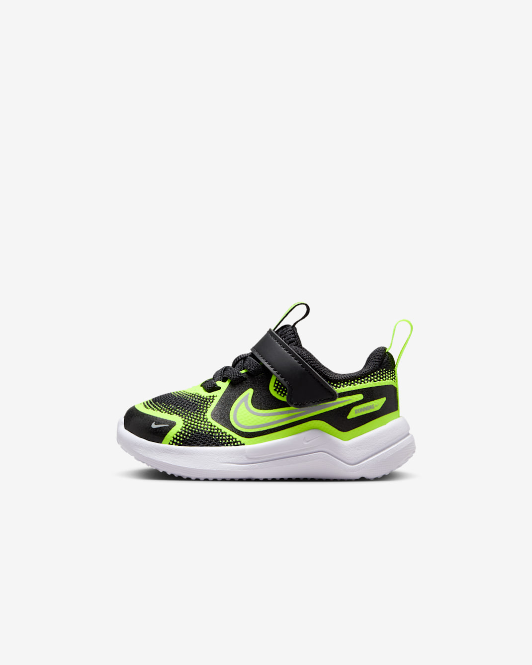 Nike Cosmic Runner Baby/Toddler Shoes - Black/Volt/Wolf Grey