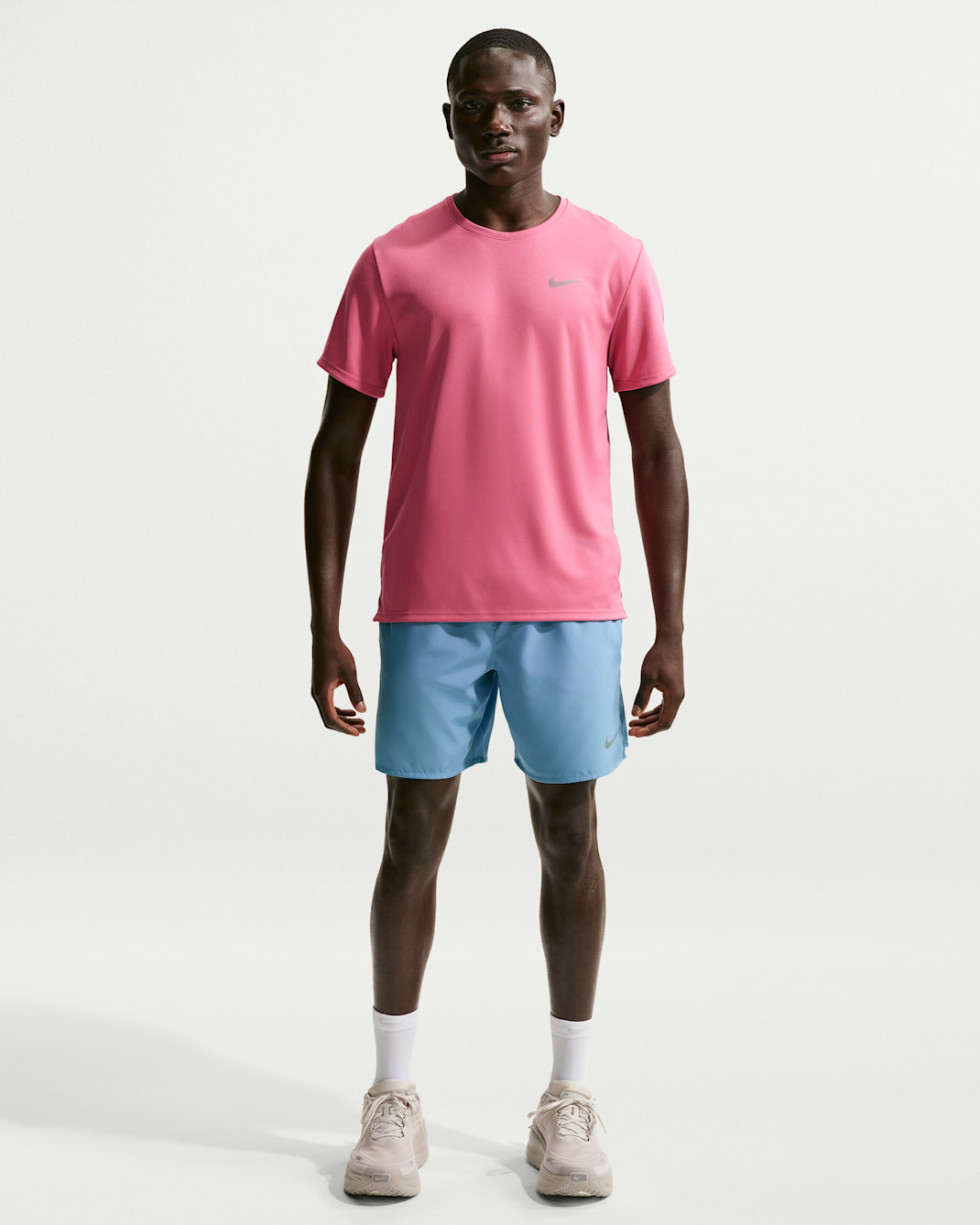 Calções de running forrados com slips de 18 cm Dri-FIT Nike Challenger para homem - Azul Work/Azul Work/Preto