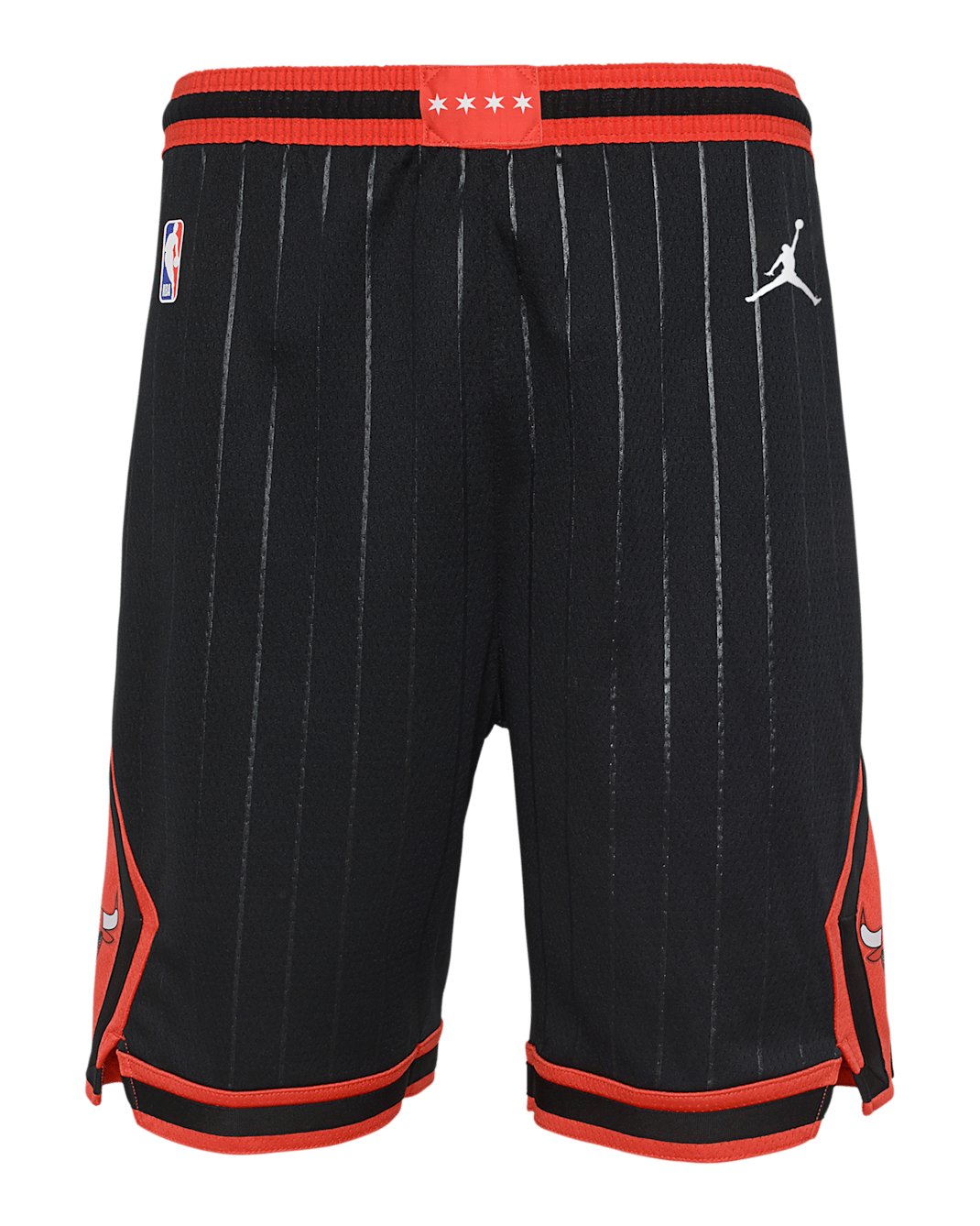 Chicago Bulls Statement Edition Swingman Jordan NBA-basketbalshorts voor kids - Zwart