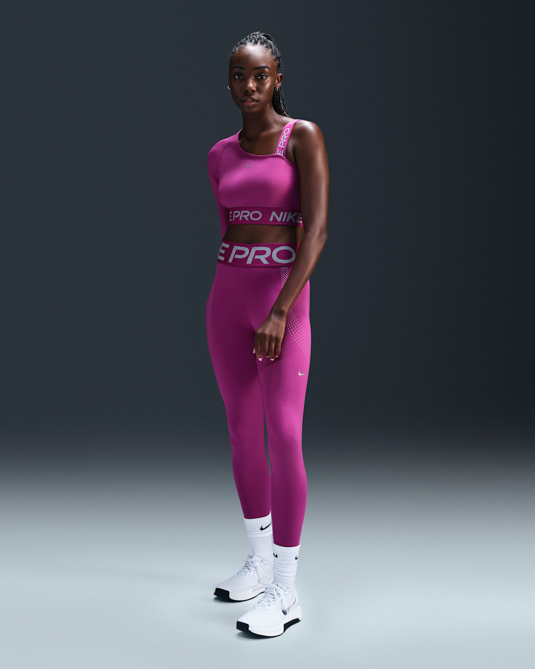 Nike Pro Sculpt Women's High-Waisted 7/8 Leggings - Hot Fuchsia