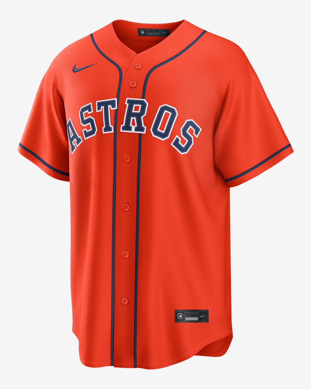 Jose Altuve Houston Astros Men's Nike MLB Replica Jersey - Orange