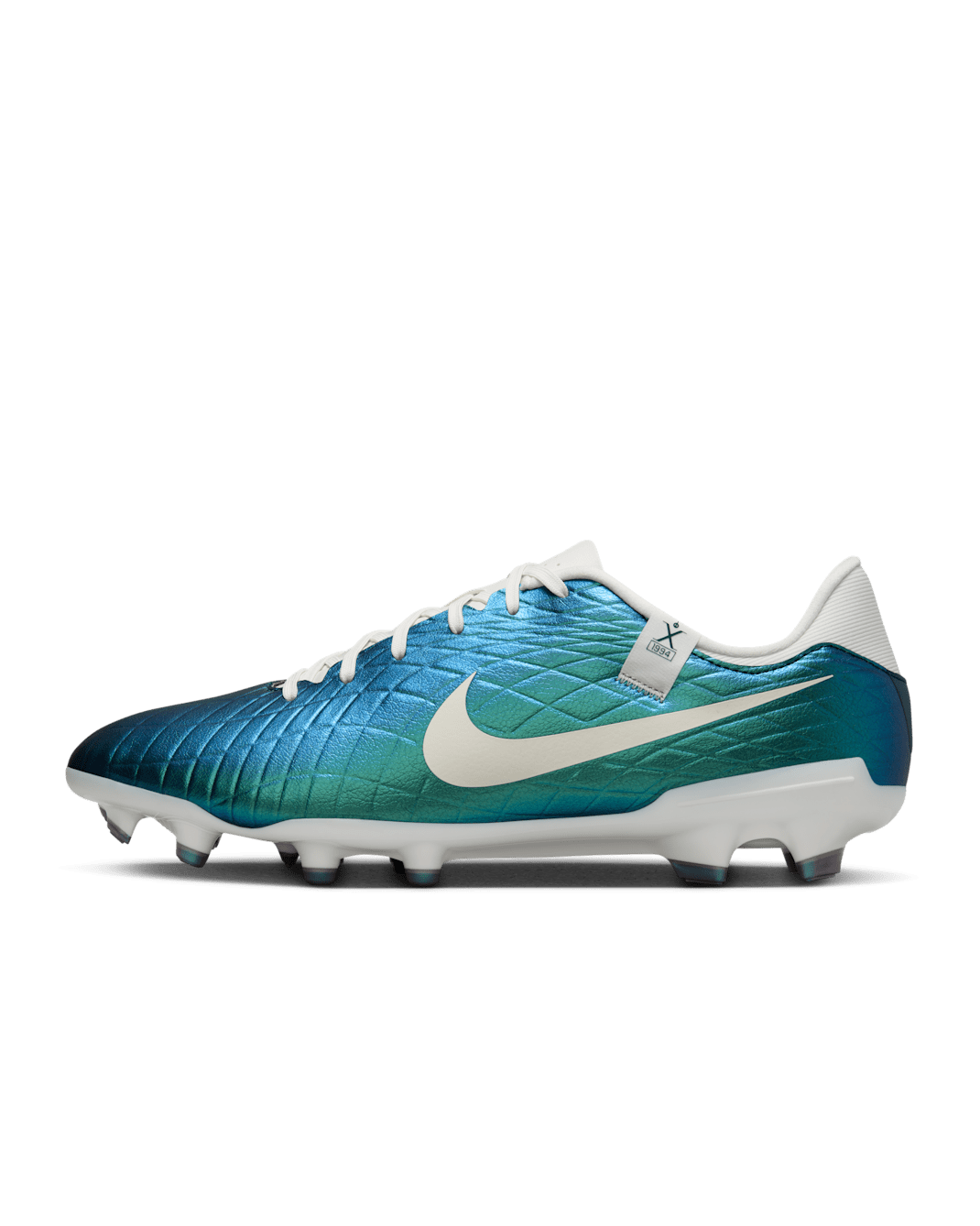 Nike Tiempo Emerald Legend 10 Academy MG Low-Top Football Boot - Dark Atomic Teal/Sail
