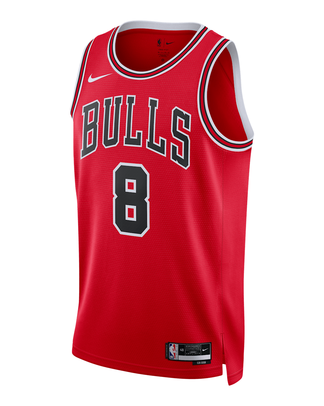 Chicago Bulls Icon Edition Men's Nike Dri-FIT NBA Swingman Jersey - University Red