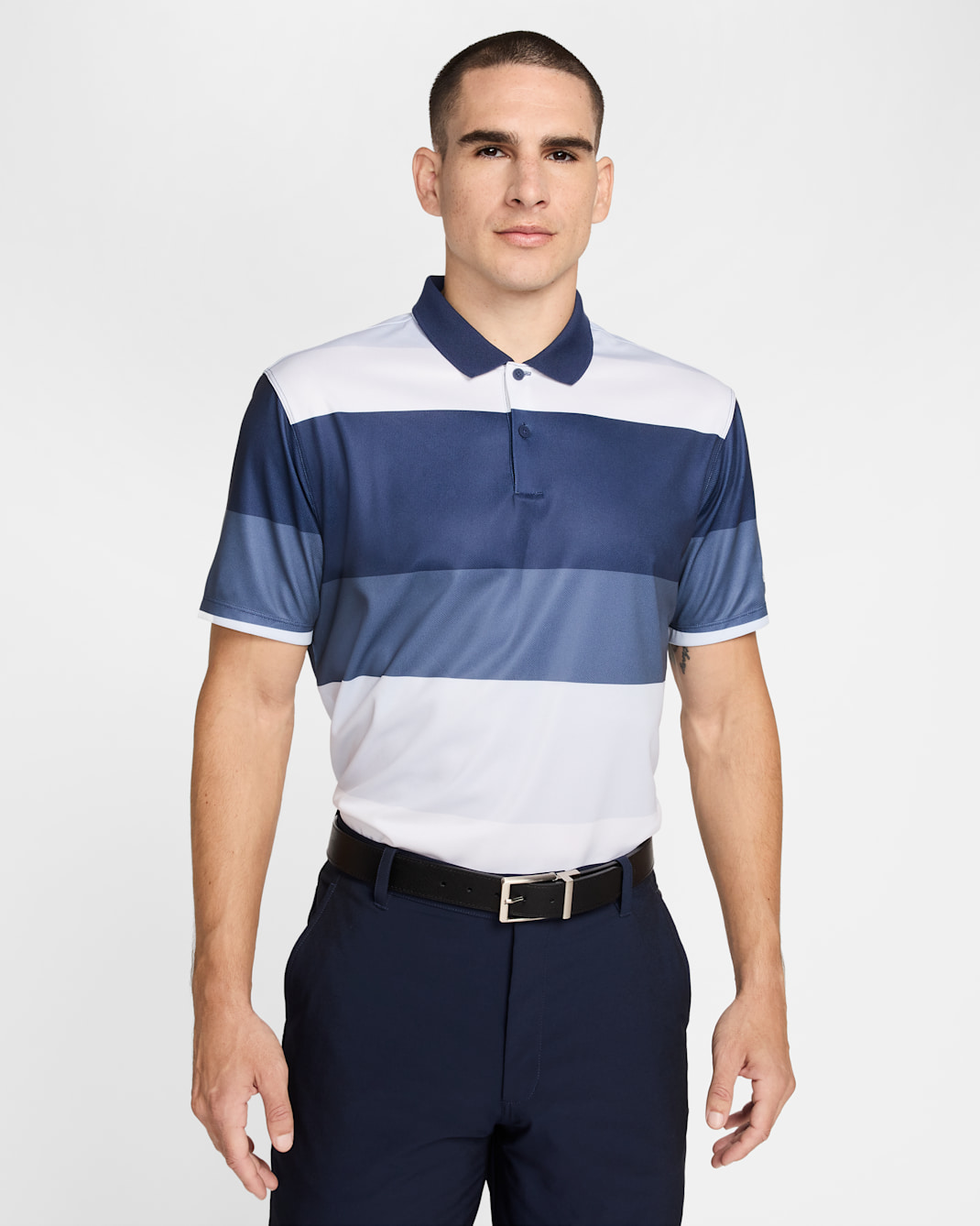 Nike Victory+ Men's Dri-FIT Golf Polo - Midnight Navy/Midnight Navy/White