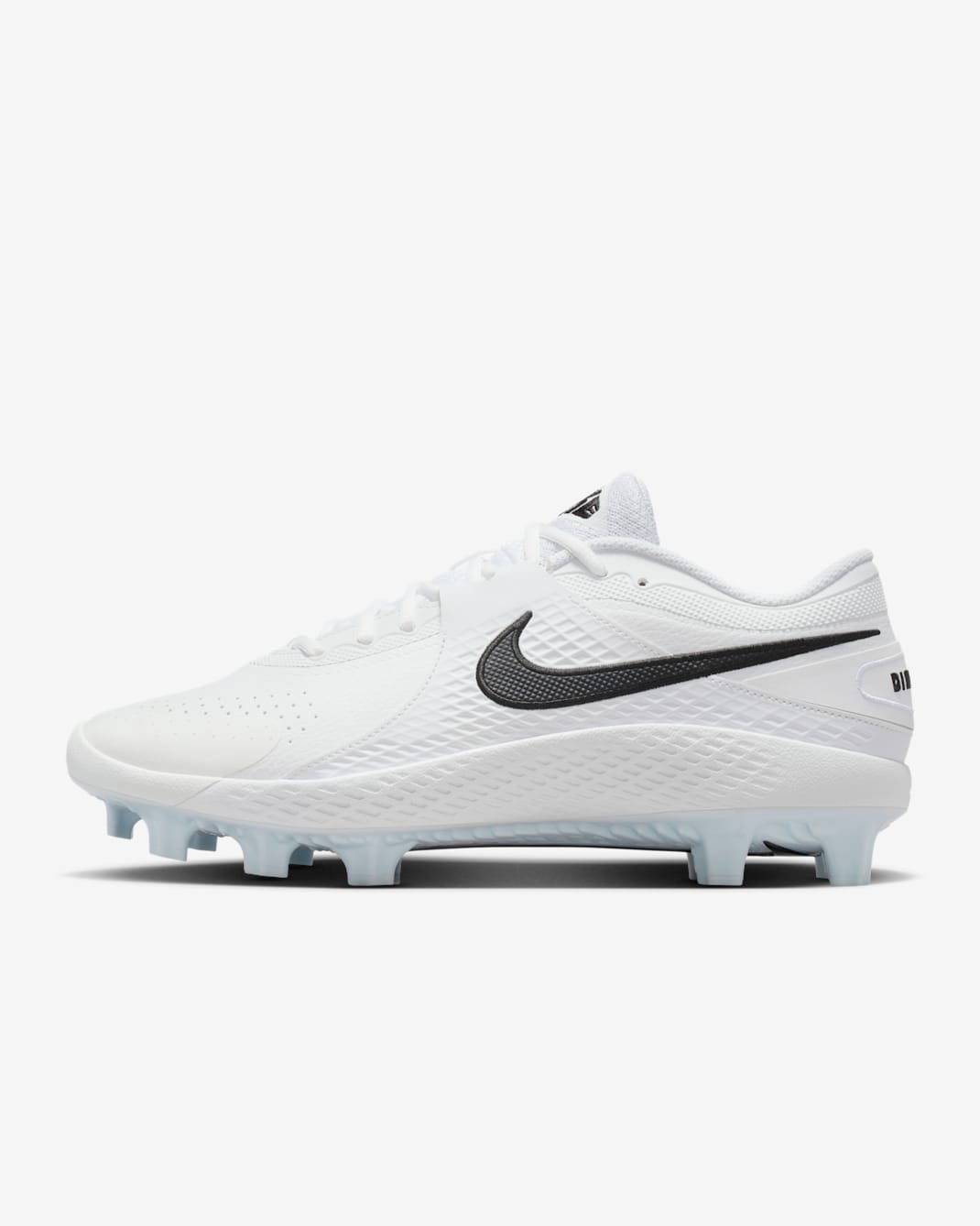 Nike Diamond Gamer MCS Baseball Shoes - White/Black