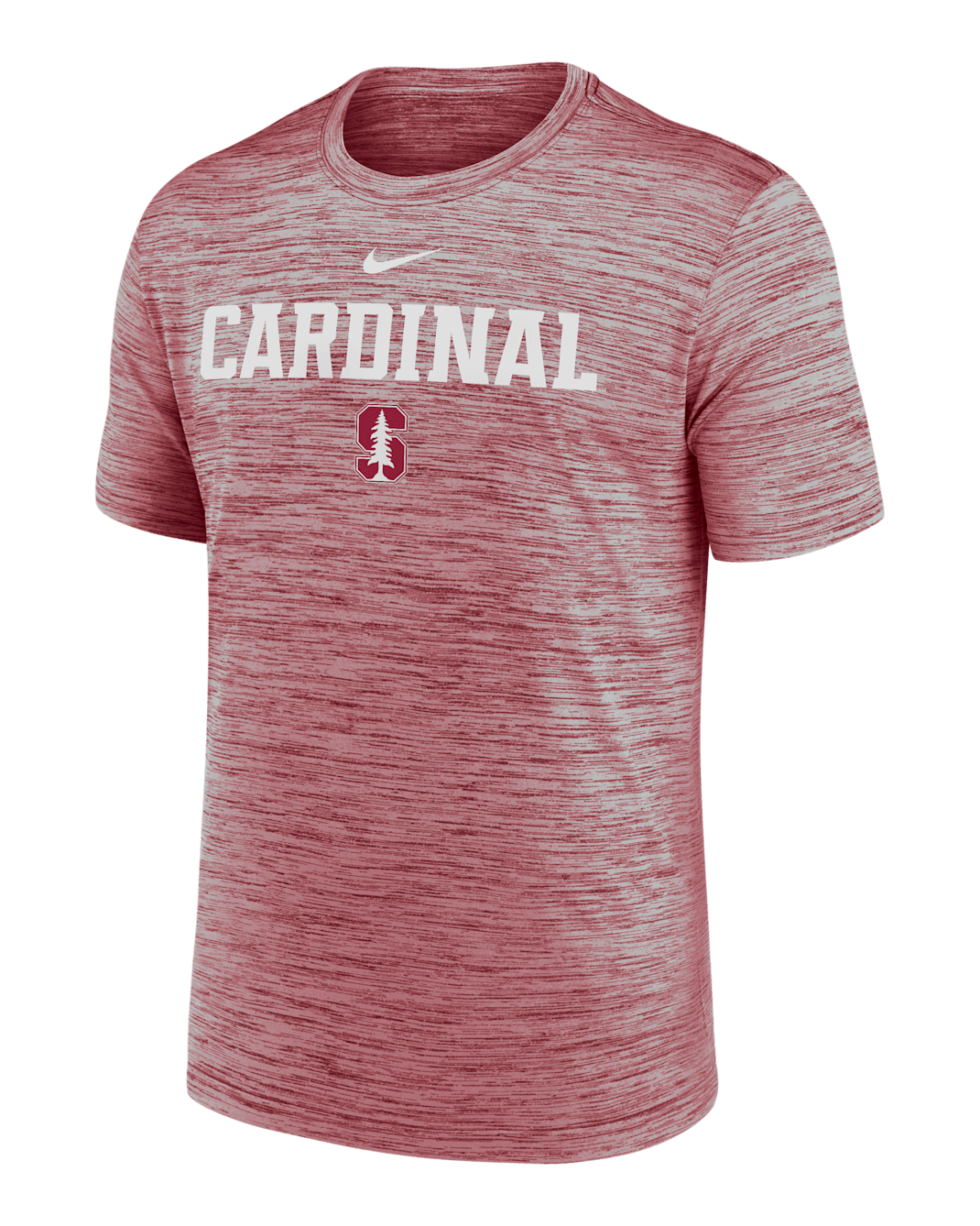 Playera universitaria Nike Dri-FIT para hombre Stanford Sideline Velocity - Carmesí