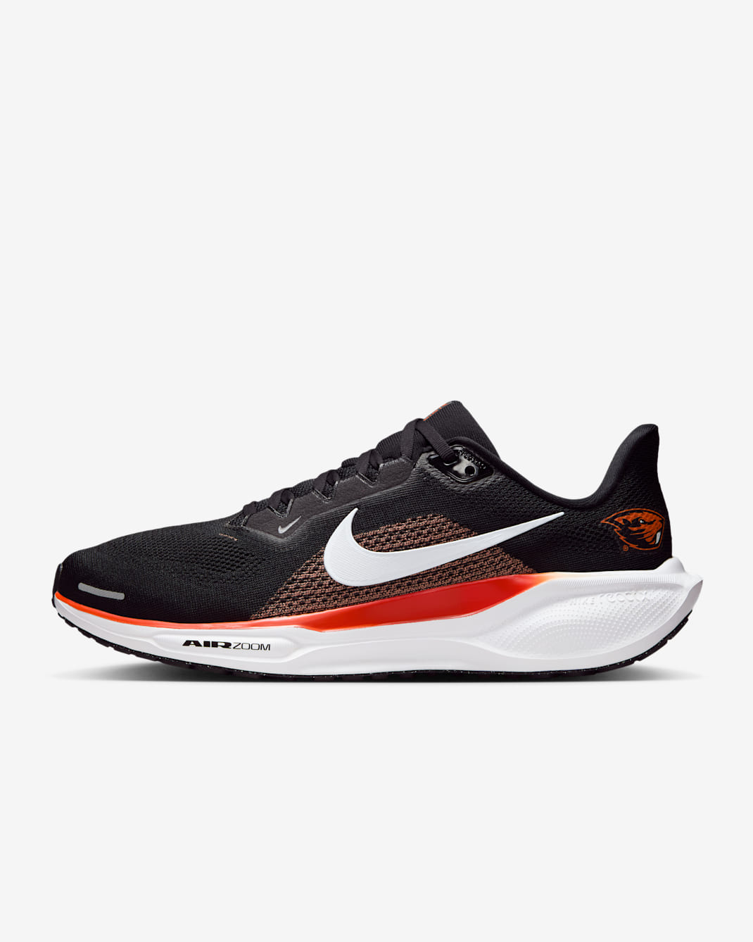 Oregon State Pegasus 41 Men's Nike College Road Running Shoes - Black/Team Orange/White