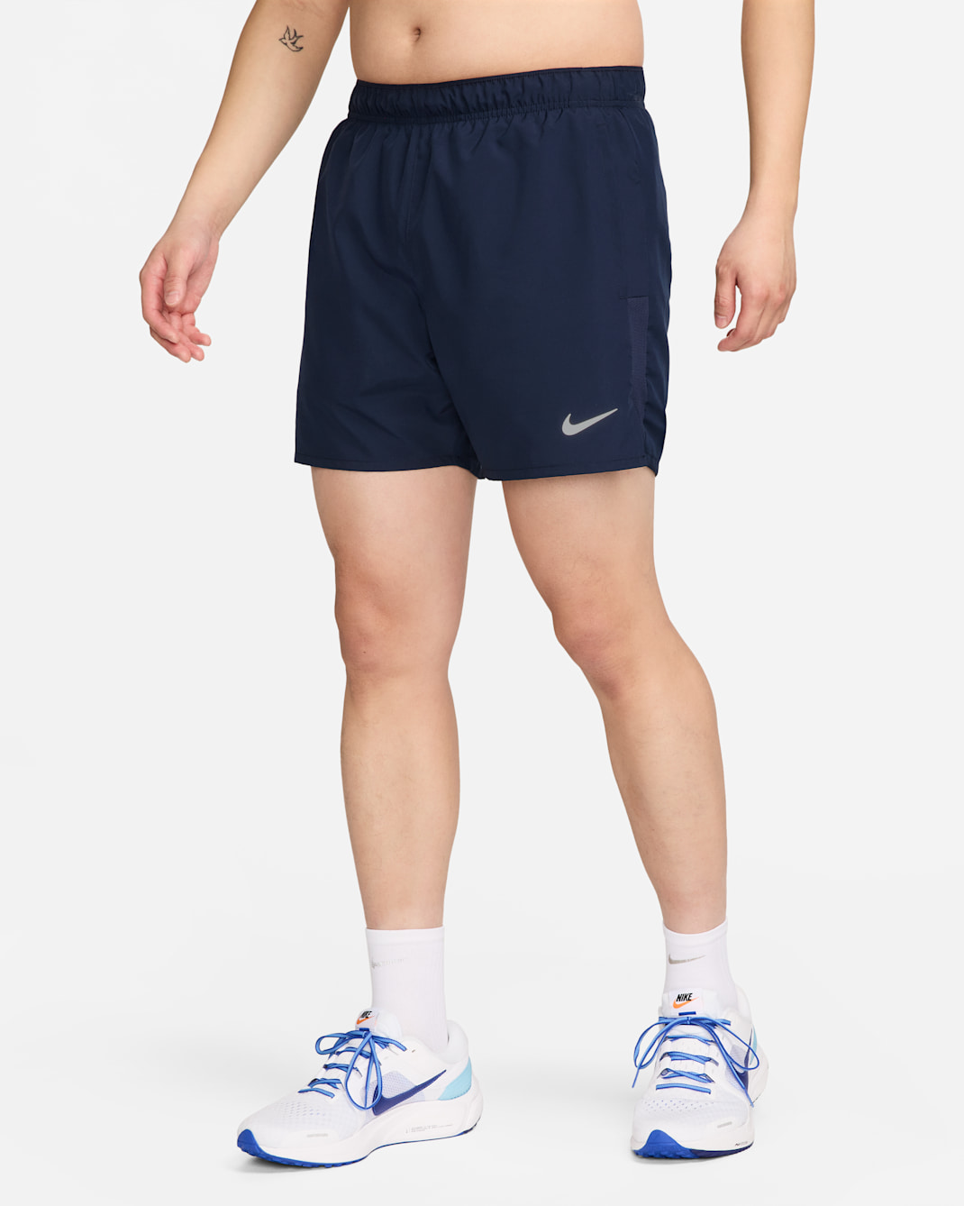 Nike Dri-FIT Challenger Men's 13cm (approx.) Brief-Lined Versatile Shorts - Obsidian/Obsidian/Black