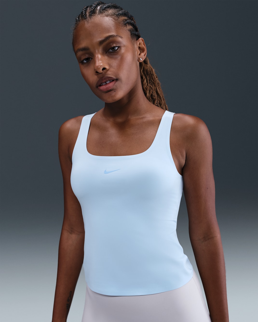 Nike Form Women's Tank Top - Celestine Blue/Psychic Blue
