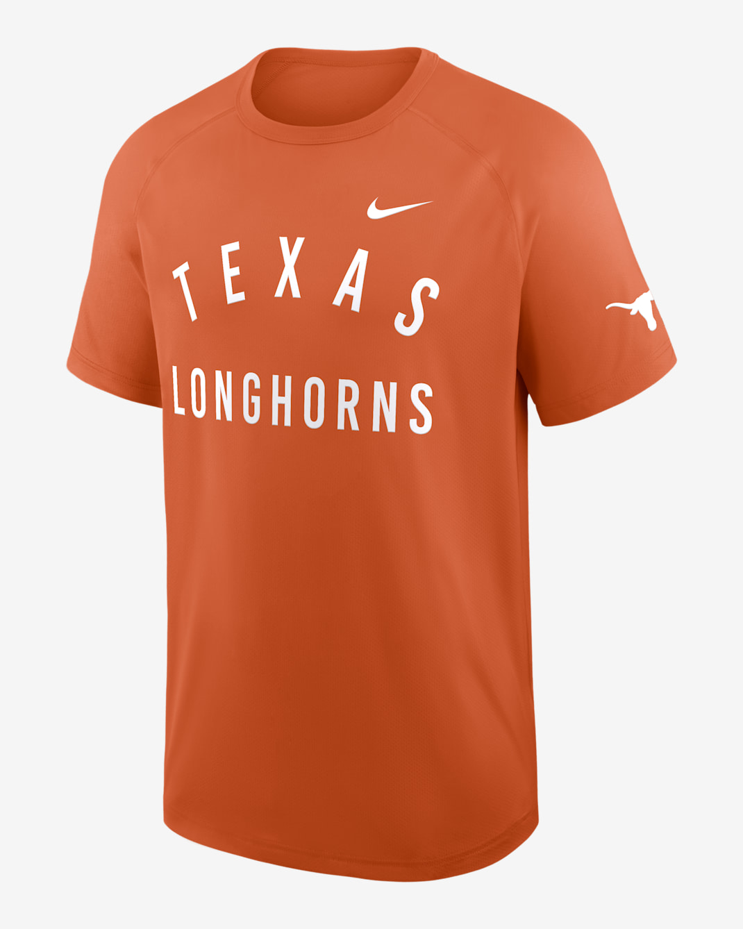 Playera universitaria Nike Dri-FIT para hombre Texas Premium Performance - Naranja quemado