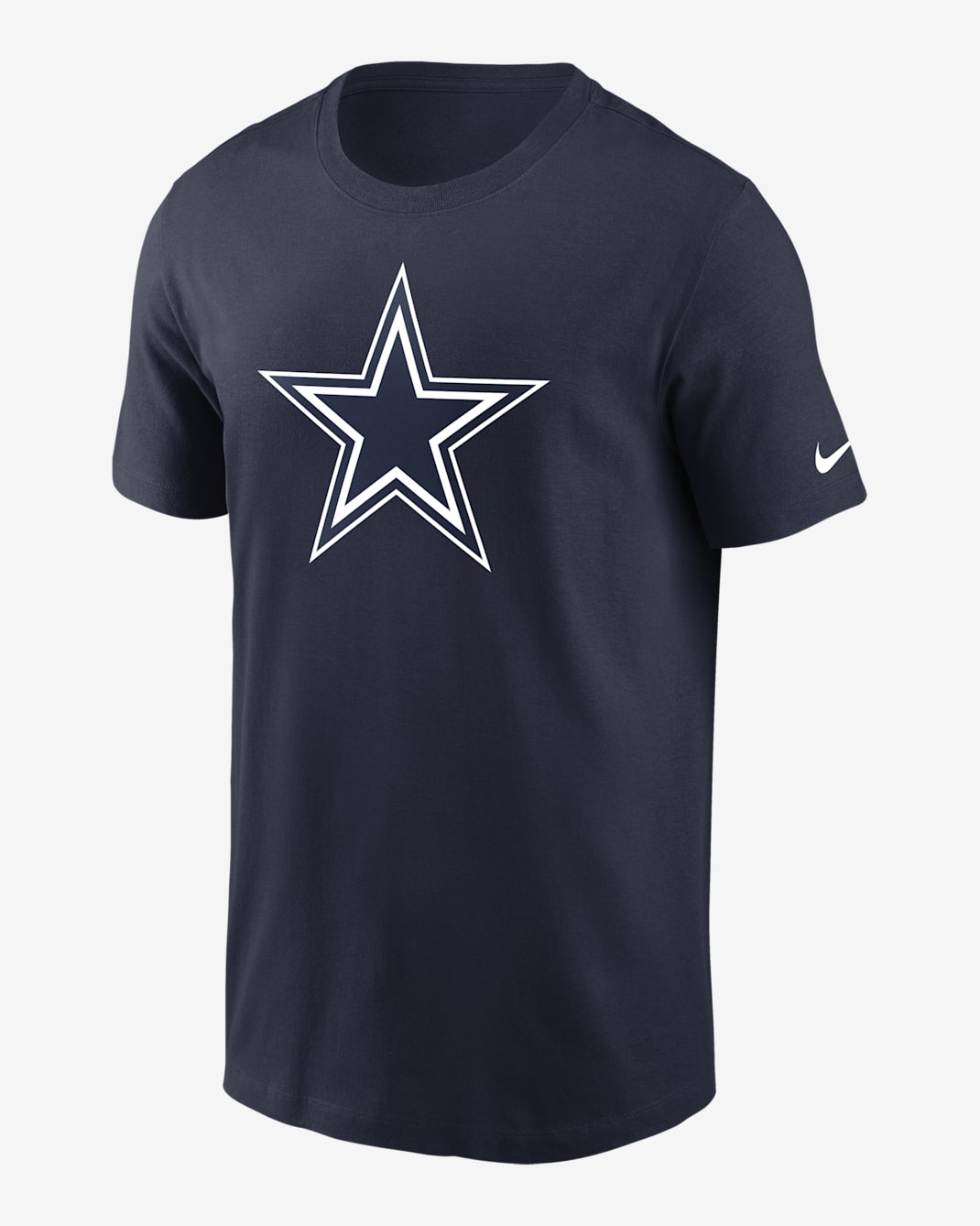 Playera para hombre Nike Logo Essential (NFL Dallas Cowboys) - Azul marino universitario