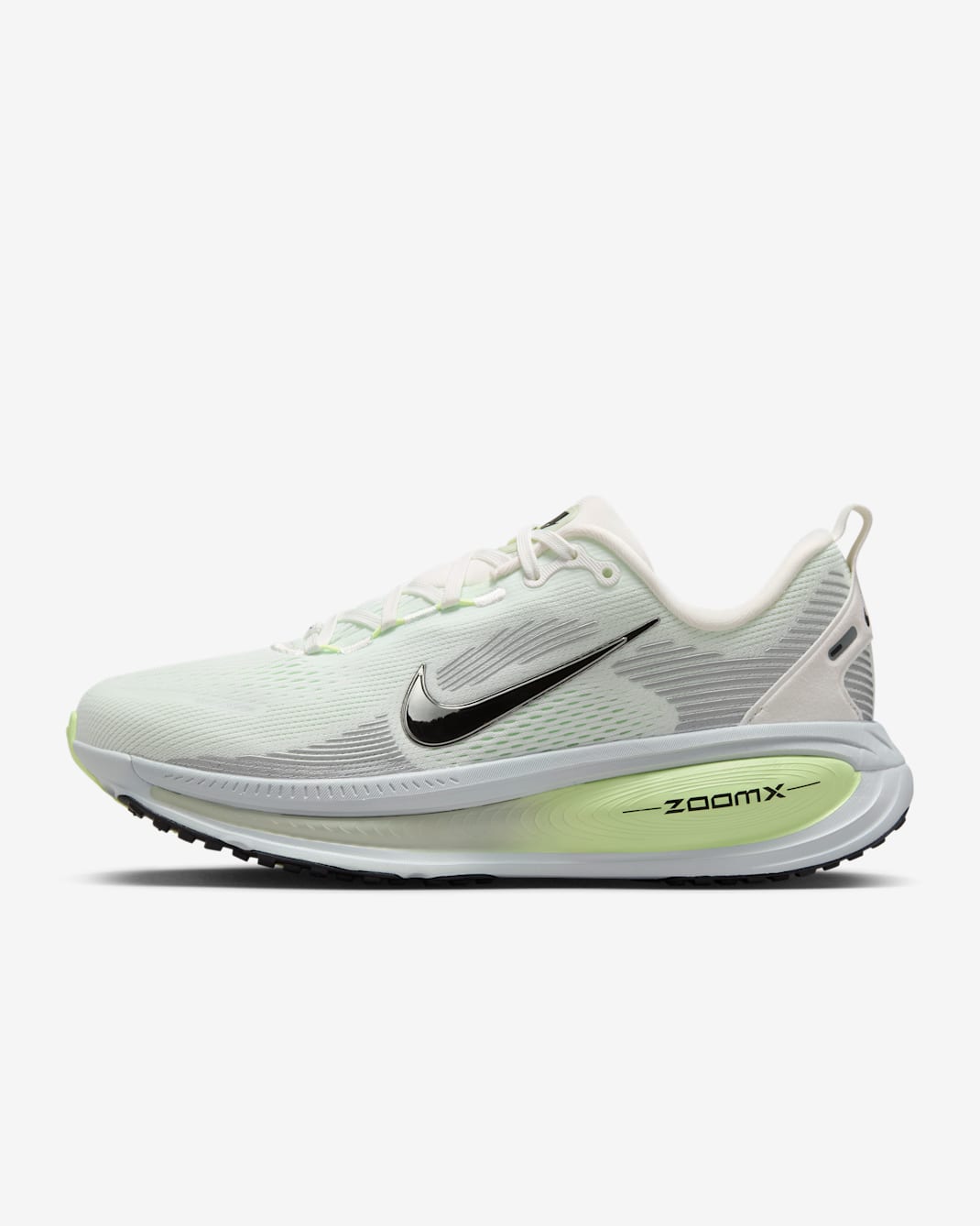Nike Vomero 18 Women's Road Running Shoes - Summit White/Barely Volt/Light Silver/Black