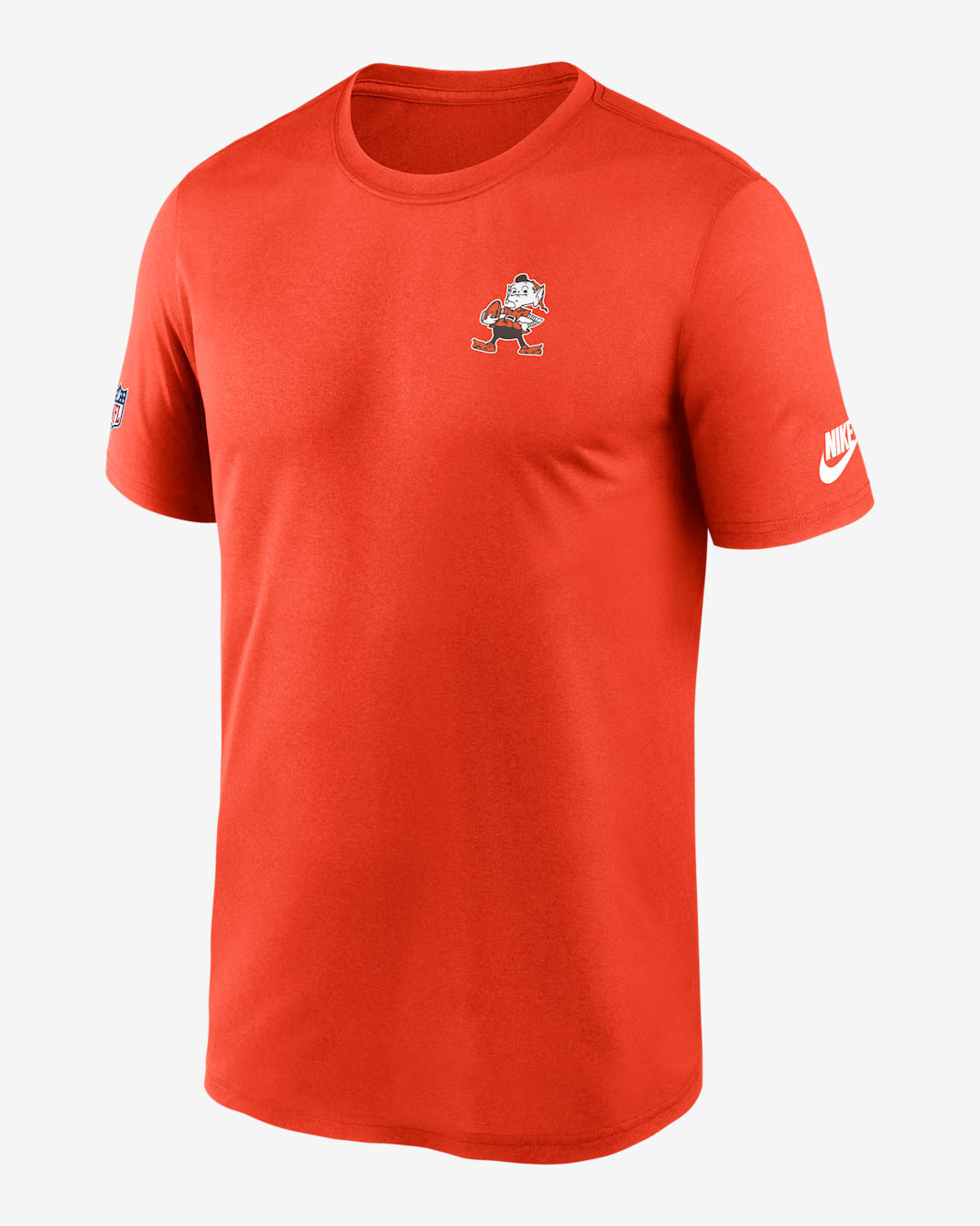 Cleveland Browns Alt Legend Small Logo Men's Nike Dri-FIT NFL T-Shirt - Orange
