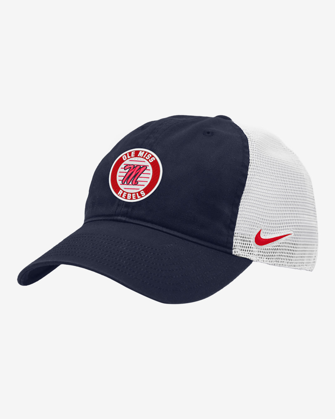 Gorra de rejilla universitaria Nike Ole Miss Heritage86 - Azul marino