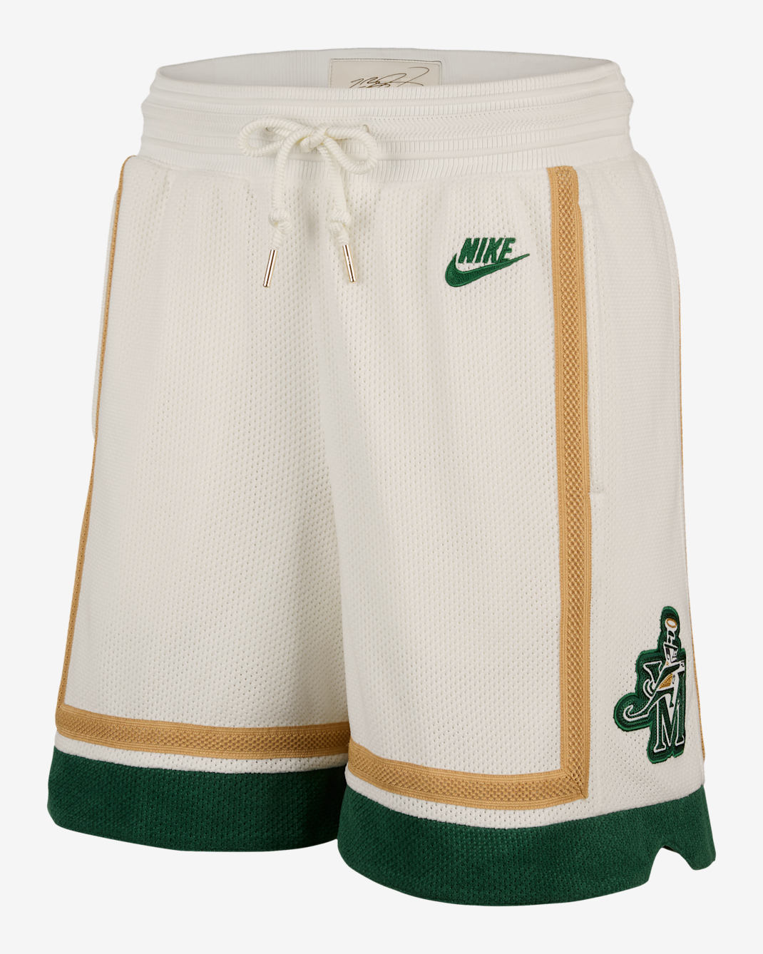 LeBron Nike Basketball Men's Shorts - Sail/Gorge Green/Club Gold/Gorge Green