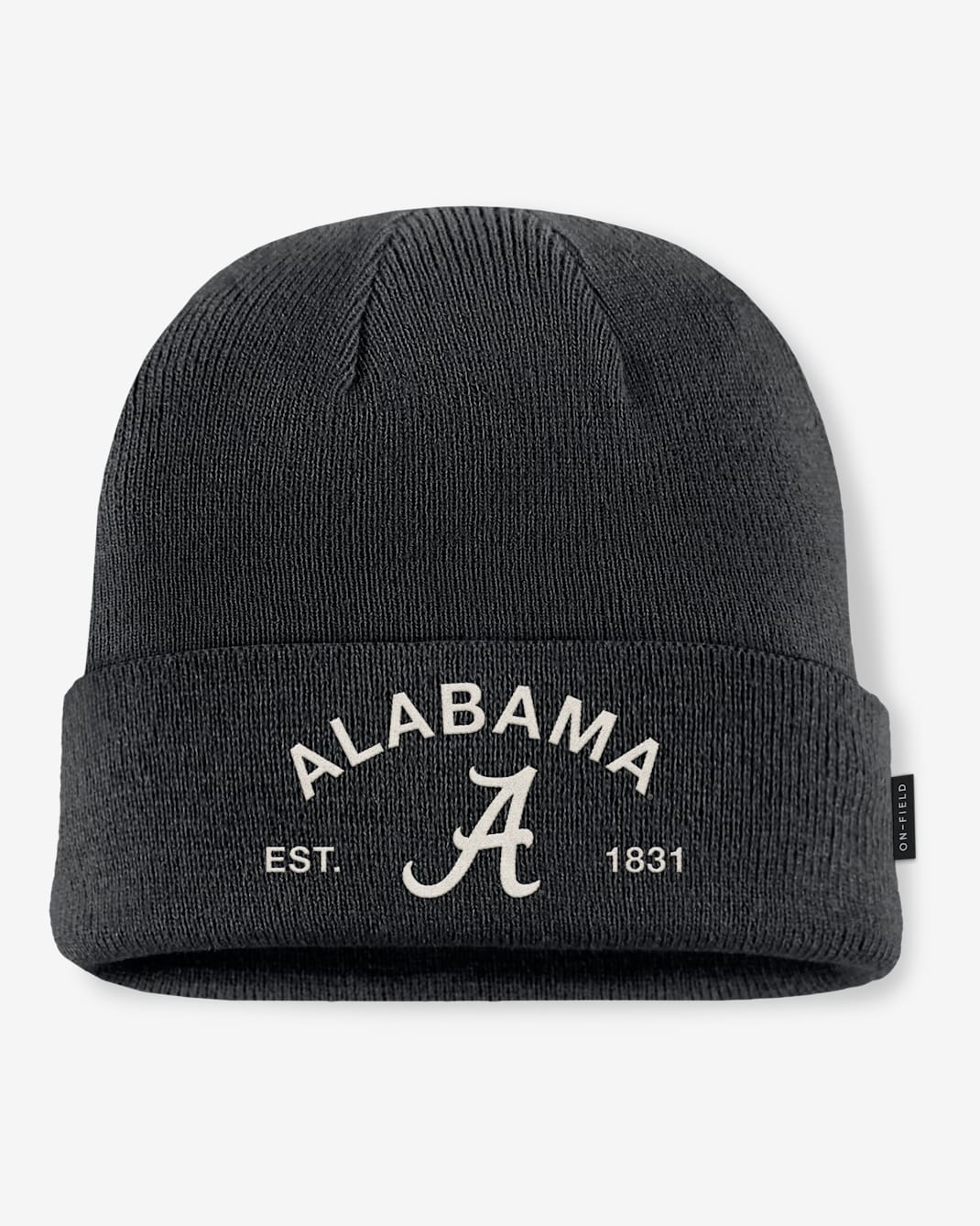 Alabama 2025 Military Appreciation Men's Nike College Cuffed Beanie - Black