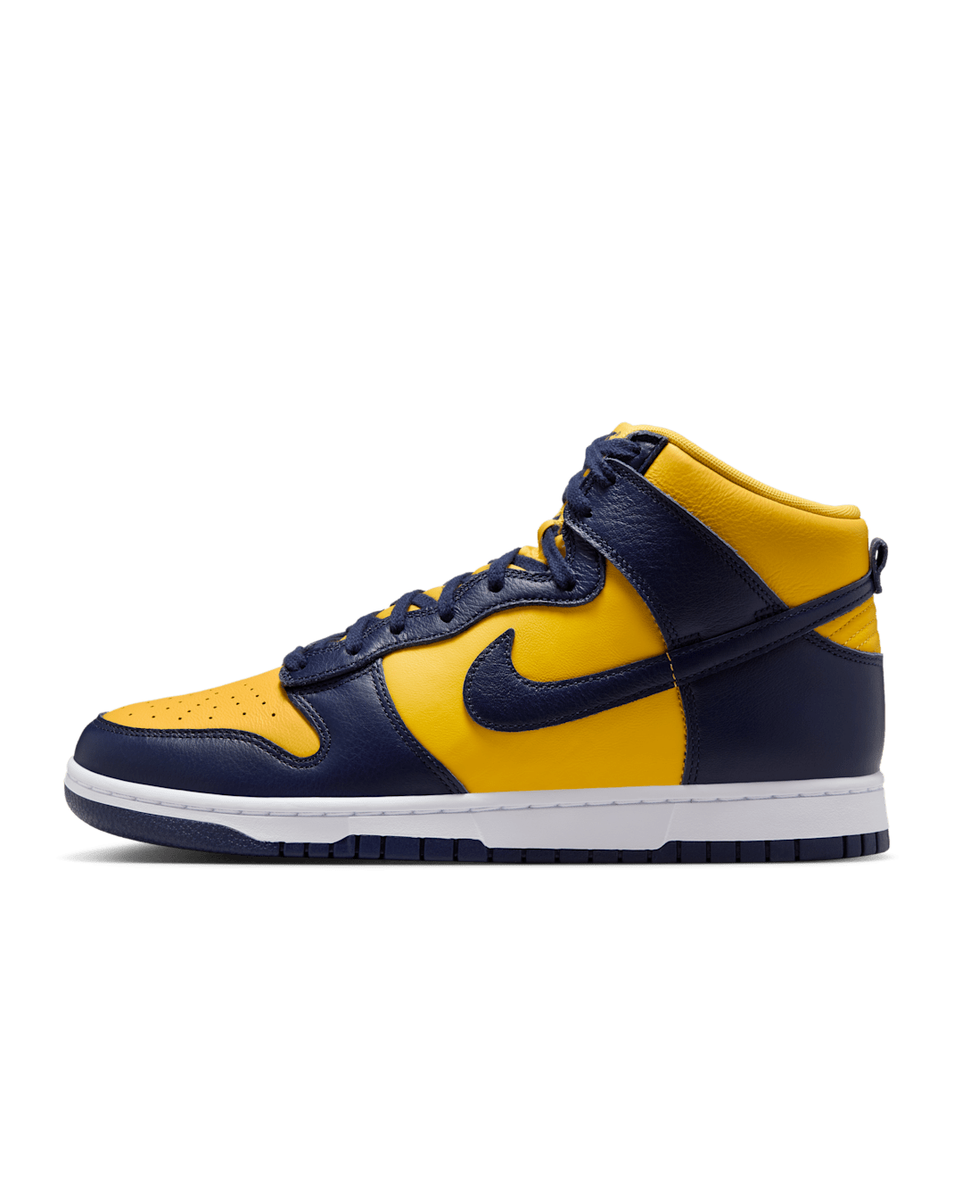 Tenis para hombre Nike Dunk High Retro SE - Amarillo universitario/Blanco/Morado arena/Azul marino medianoche