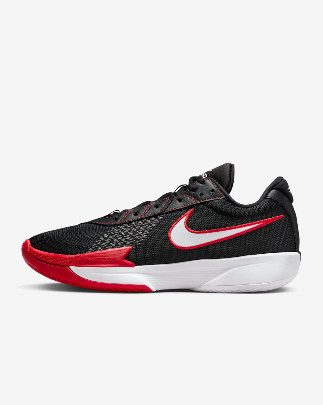 Nike G.T. Cut Academy EP Basketball Shoes - Black/University Red/Iron Grey/White