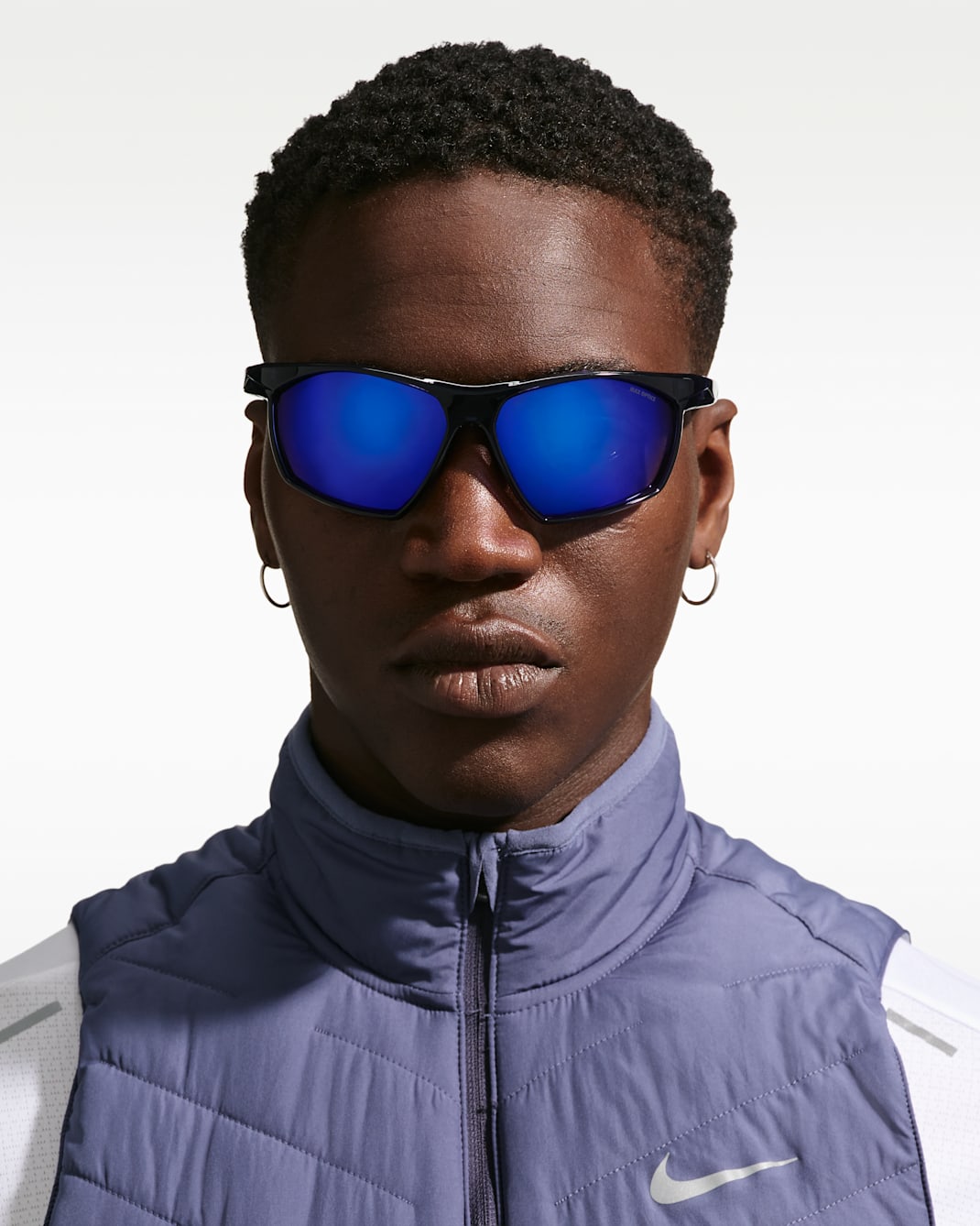 Nike Windtrack Heat Sunglasses - Midnight Navy/Blue