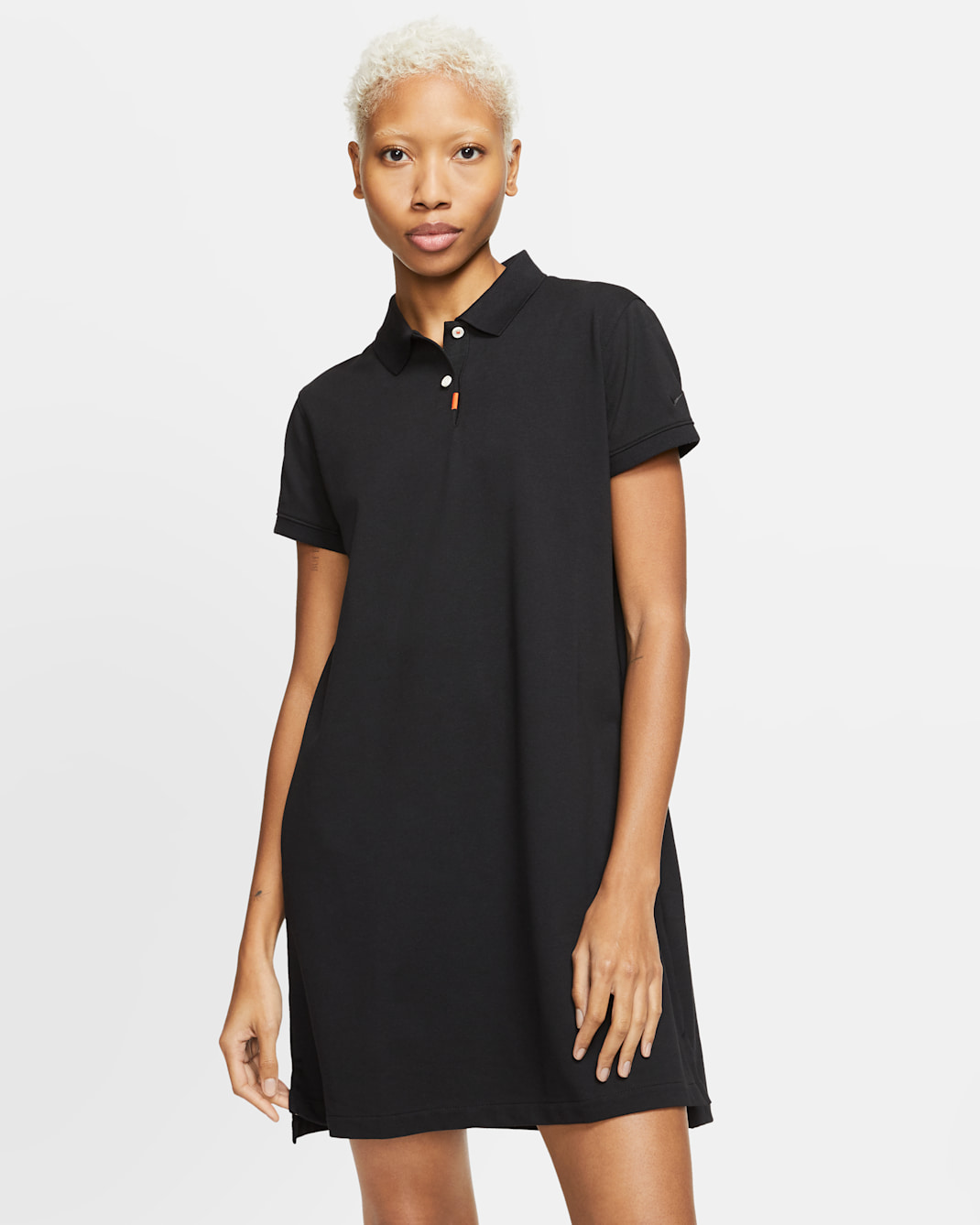 The Nike Polo kjole til dame - Svart/Svart