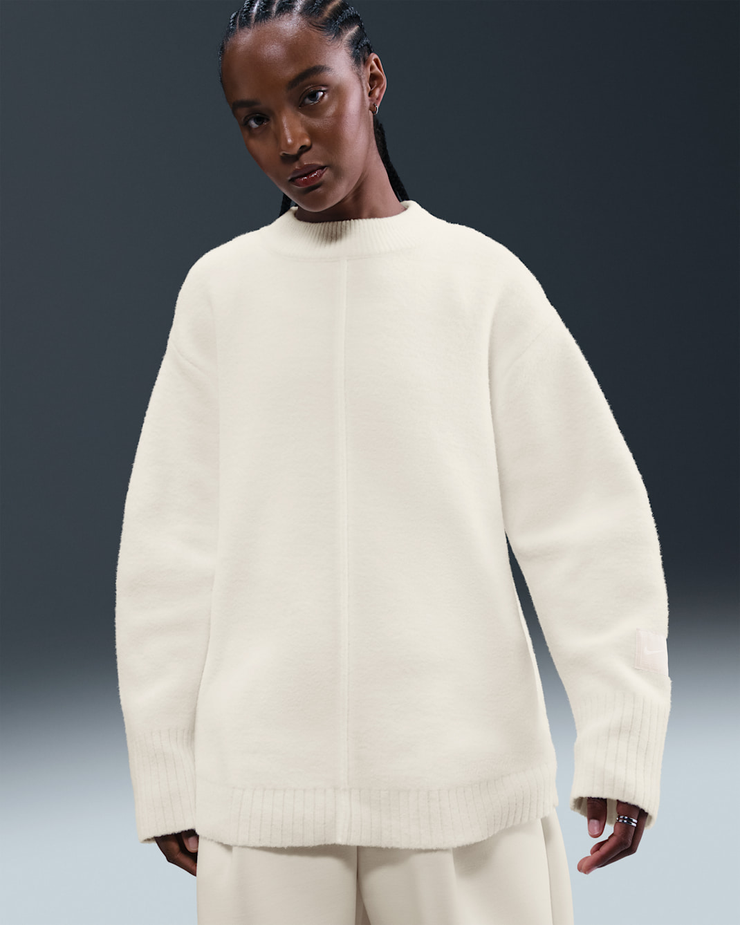 Nike Sportswear Damenpullover mit Rundhalsausschnitt - Pale Ivory/Sail