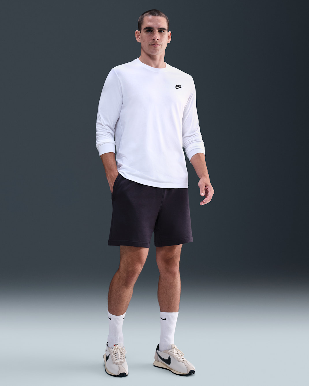 Flísové kraťasy Nike Wool Classics - Cave Purple