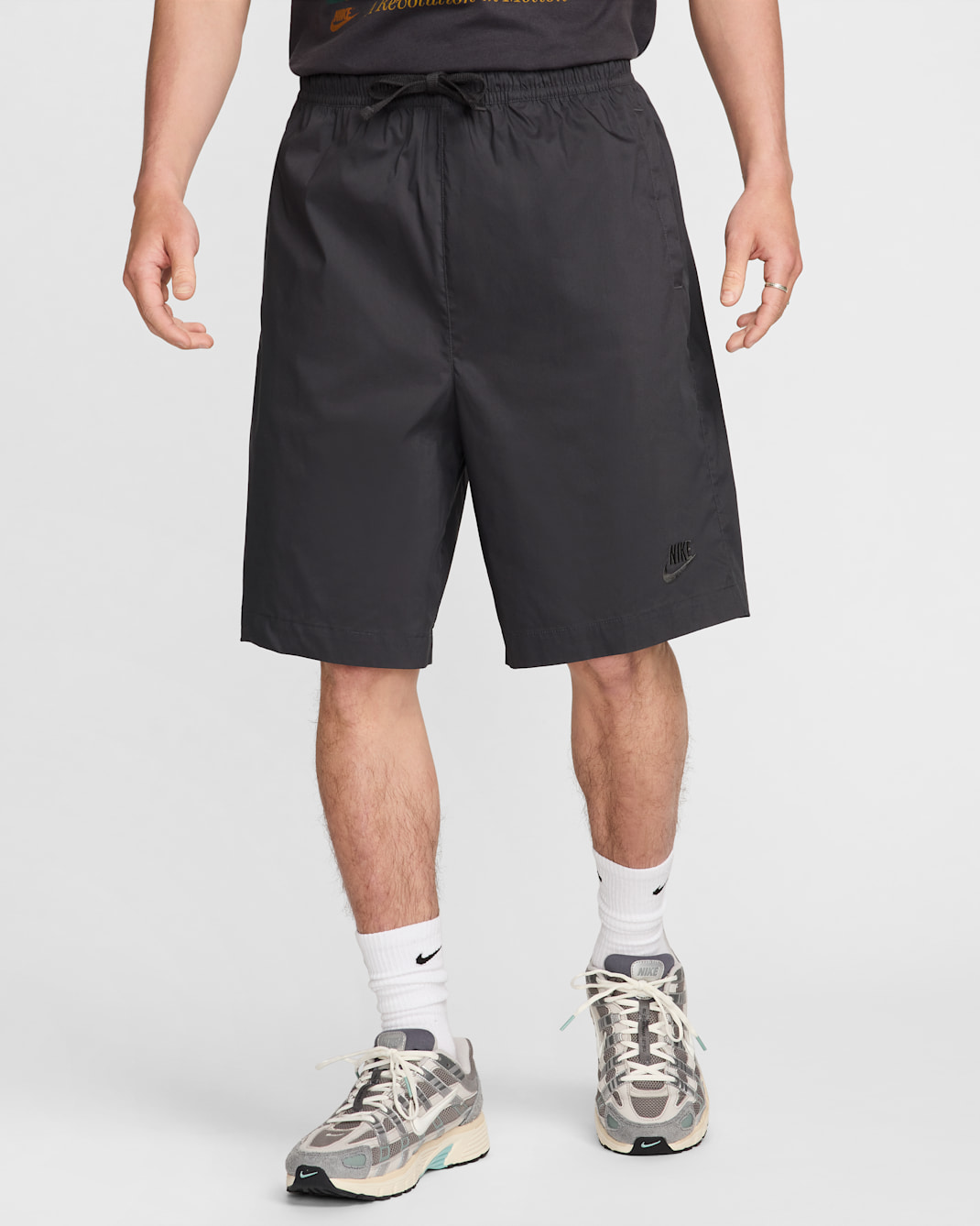 Nike Sportswear Men's Woven Oversized Shorts - Dark Smoke Grey/Dark Smoke Grey