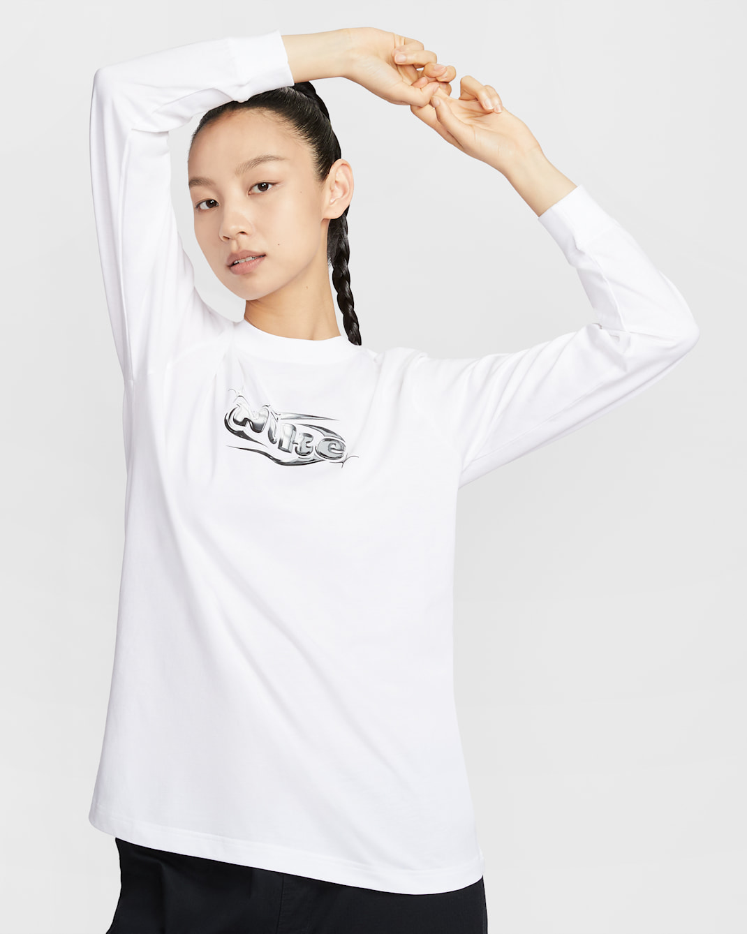 Nike Sportswear Women's Long-Sleeve T-Shirt - White