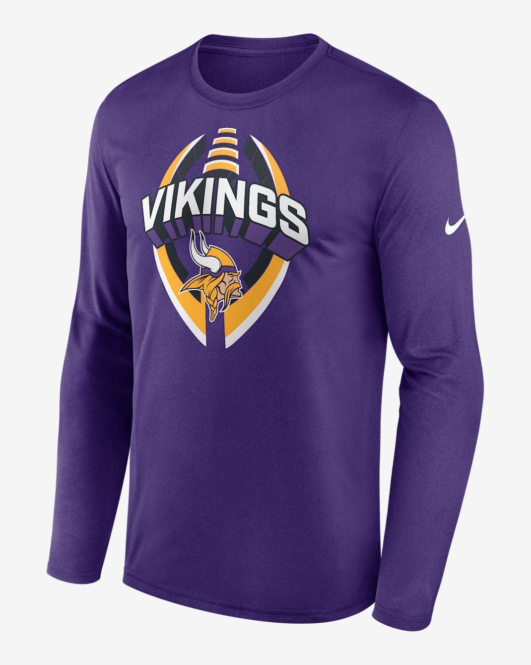 Minnesota Vikings Legend Icon Men's Nike Dri-FIT NFL Long-Sleeve T-Shirt - Purple