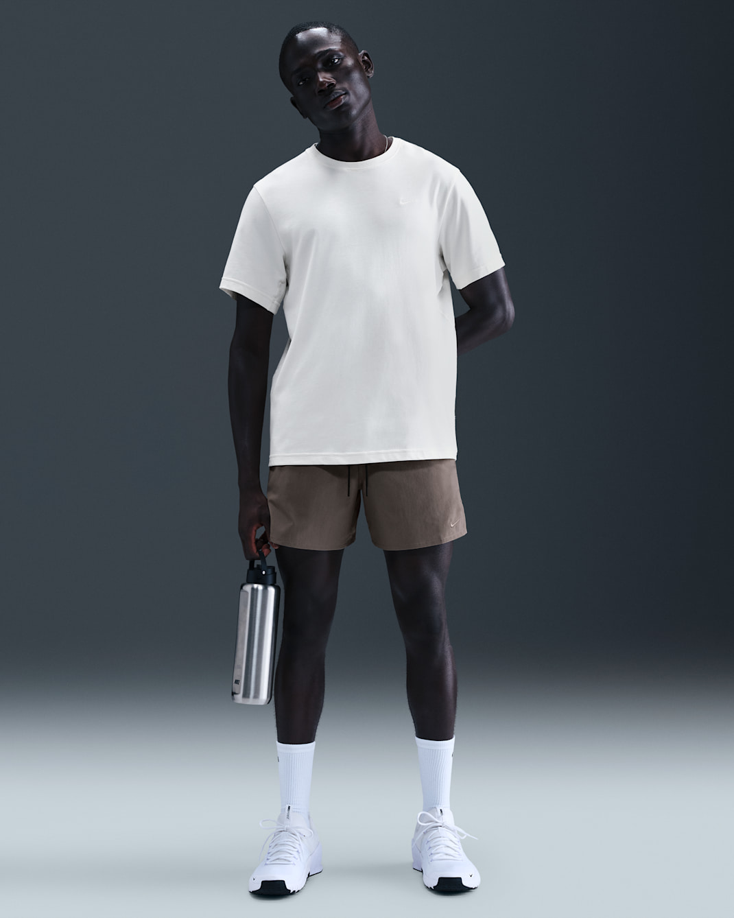 Nike Unlimited Men's Dri-FIT 5" Unlined Versatile Shorts - Cave Stone/Black/Cave Stone