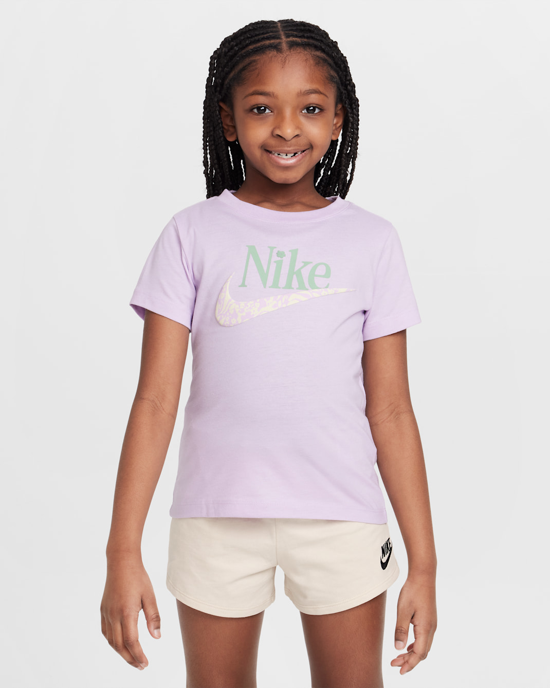 Playera Wildflower Futura para preescolar Nike - Muñeca