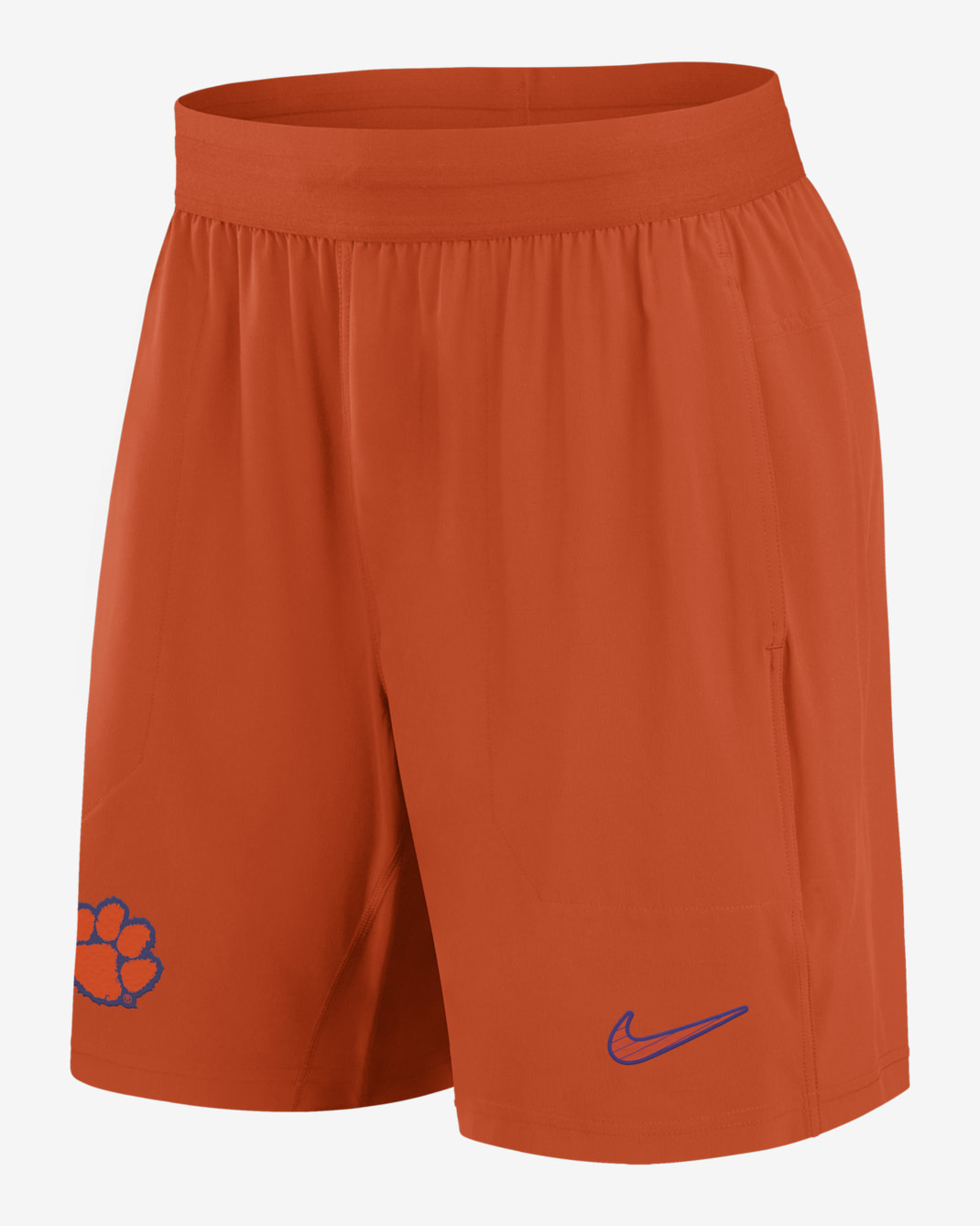 Shorts universitarios Nike Dri-FIT para hombre Clemson Tigers Sideline - Naranja