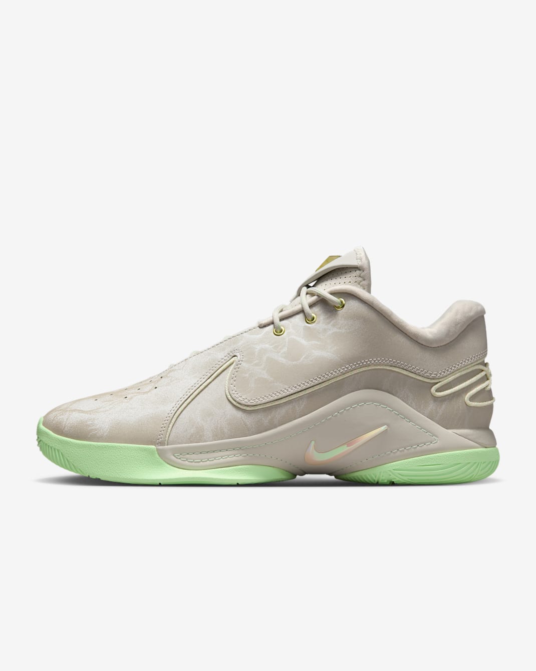 LeBron XXII EP Basketball Shoes - Light Bone/Vapour Green/Soft Pearl