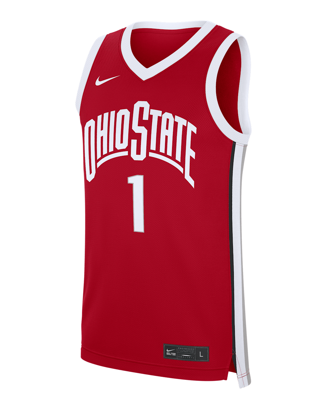 Ohio State Replica Men's Nike College Basketball Jersey - University Red